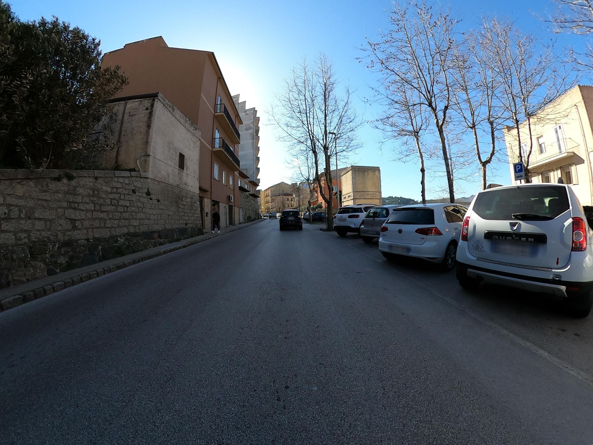 Street view of Tempio Pausania