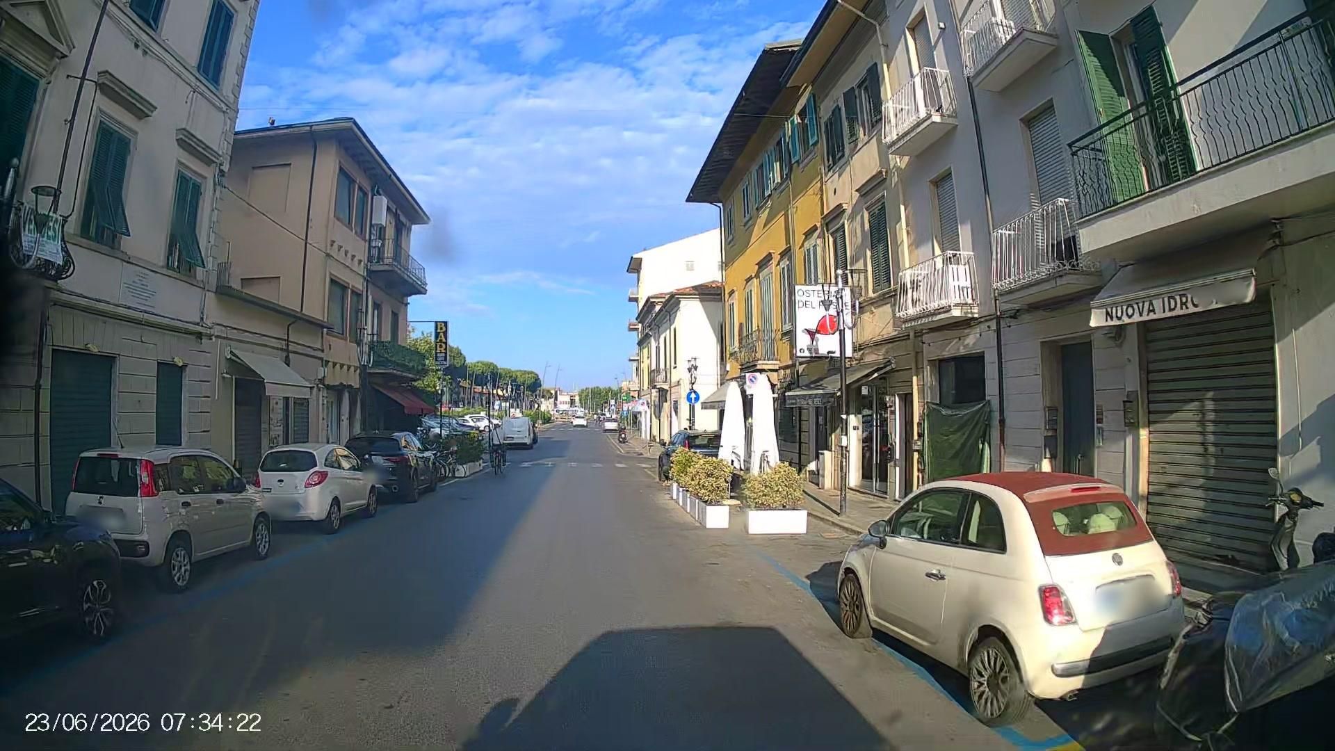 Street view of Viareggio