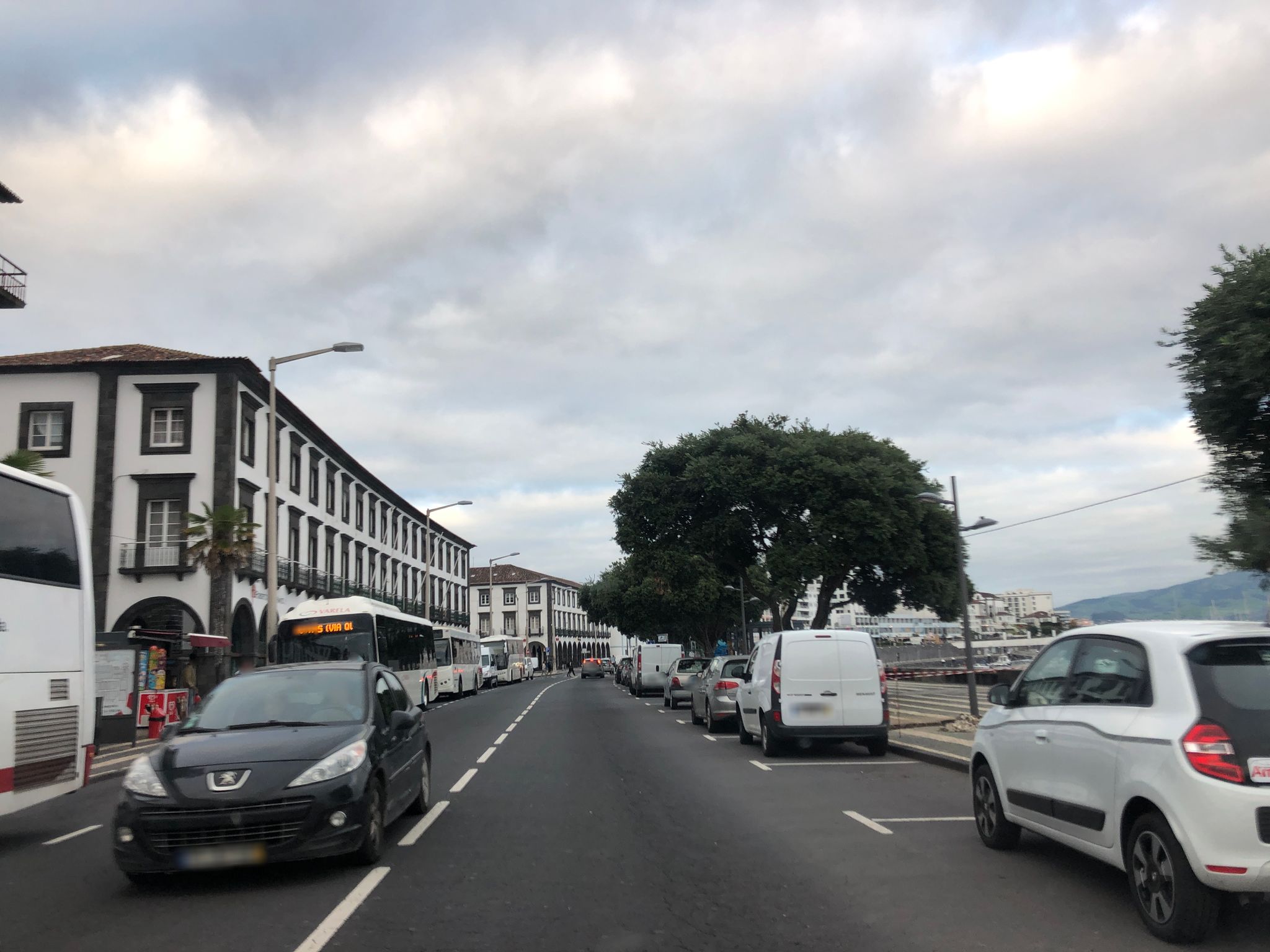 Street view of Ponta Delgada