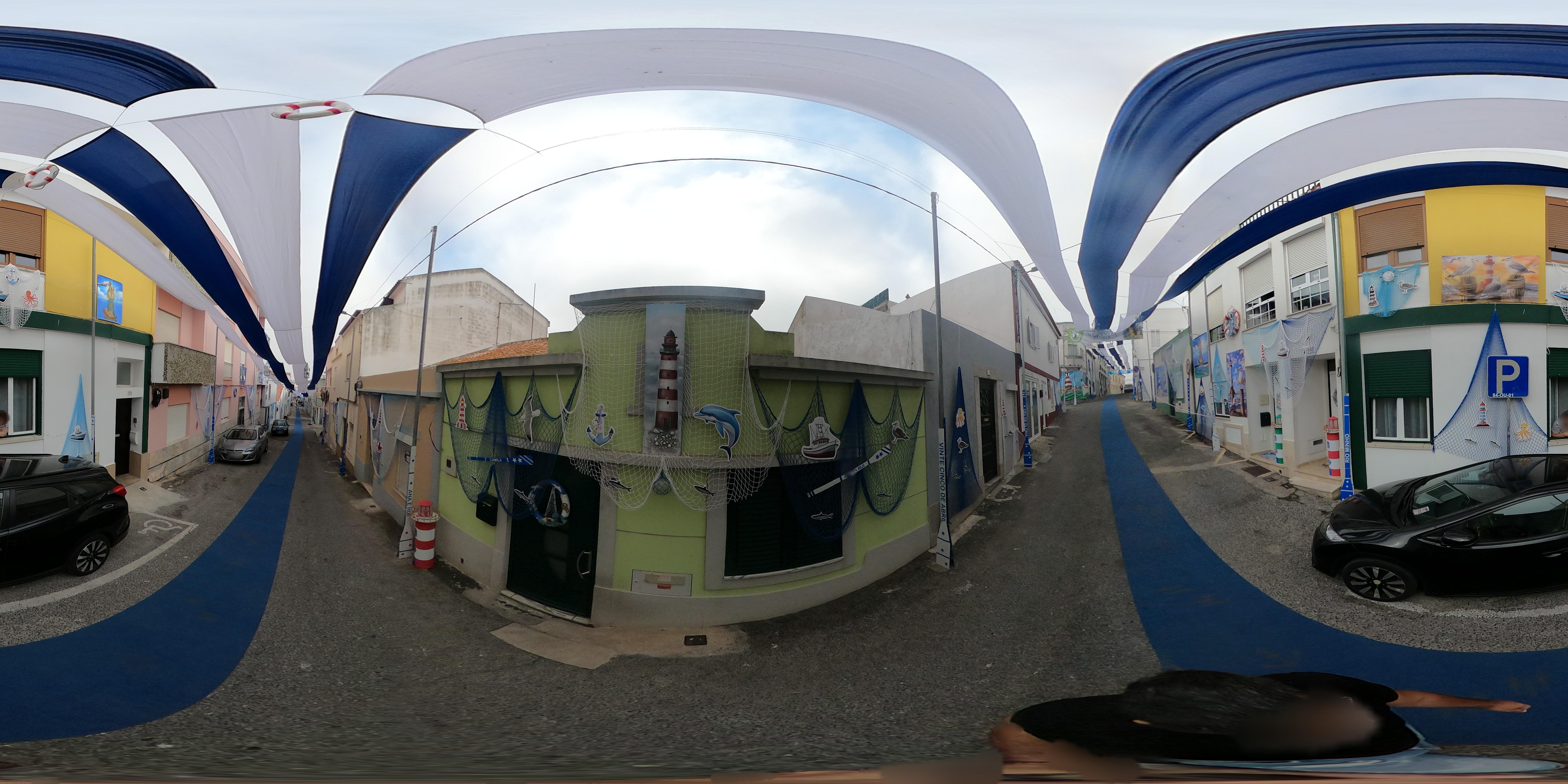 Street view of Peniche