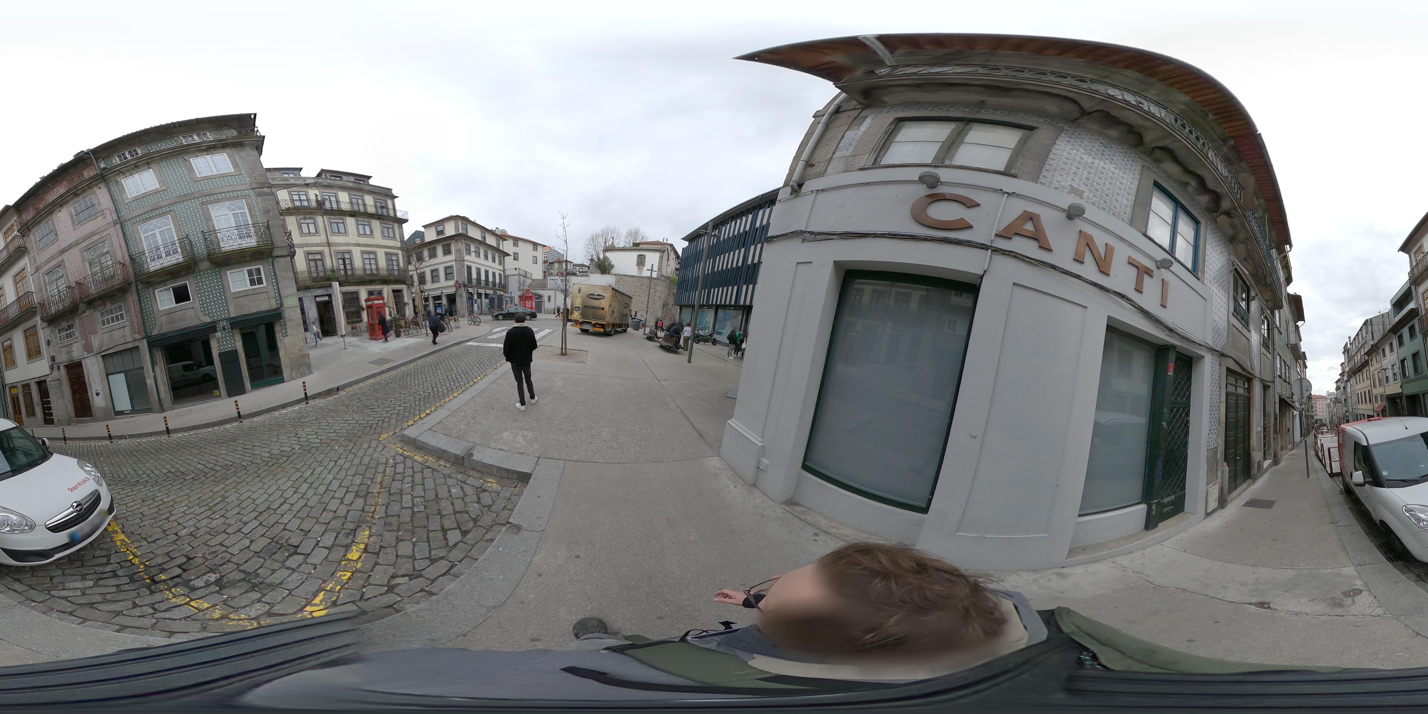 Street view of Porto