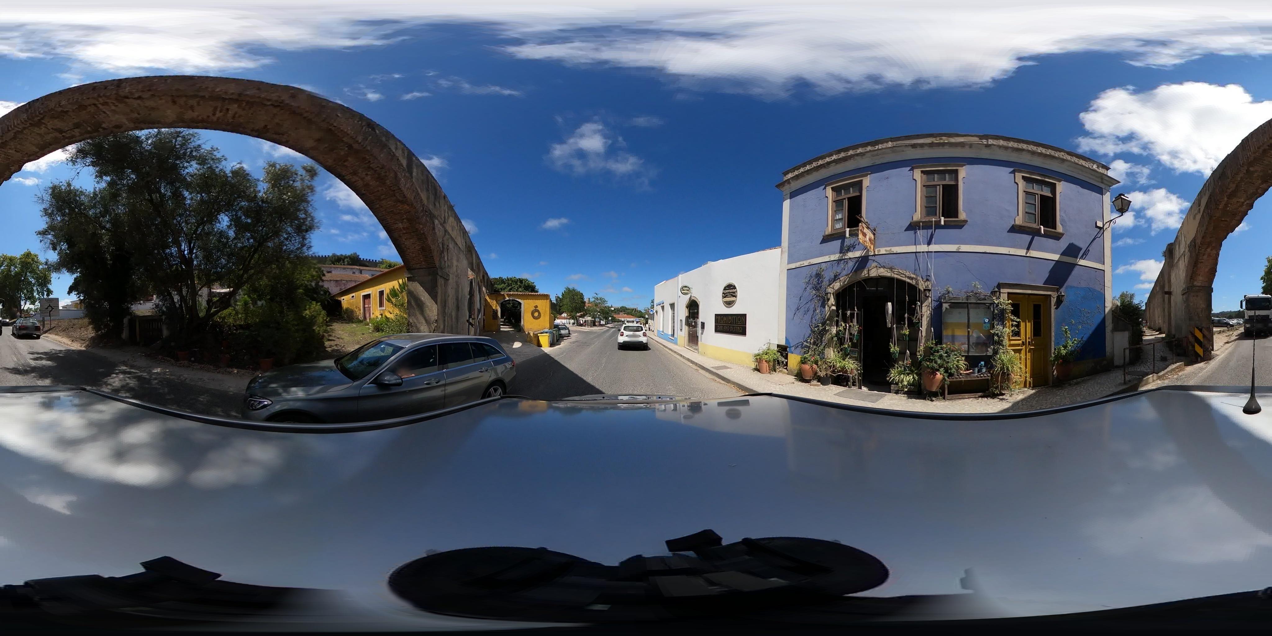 Street view of Óbidos