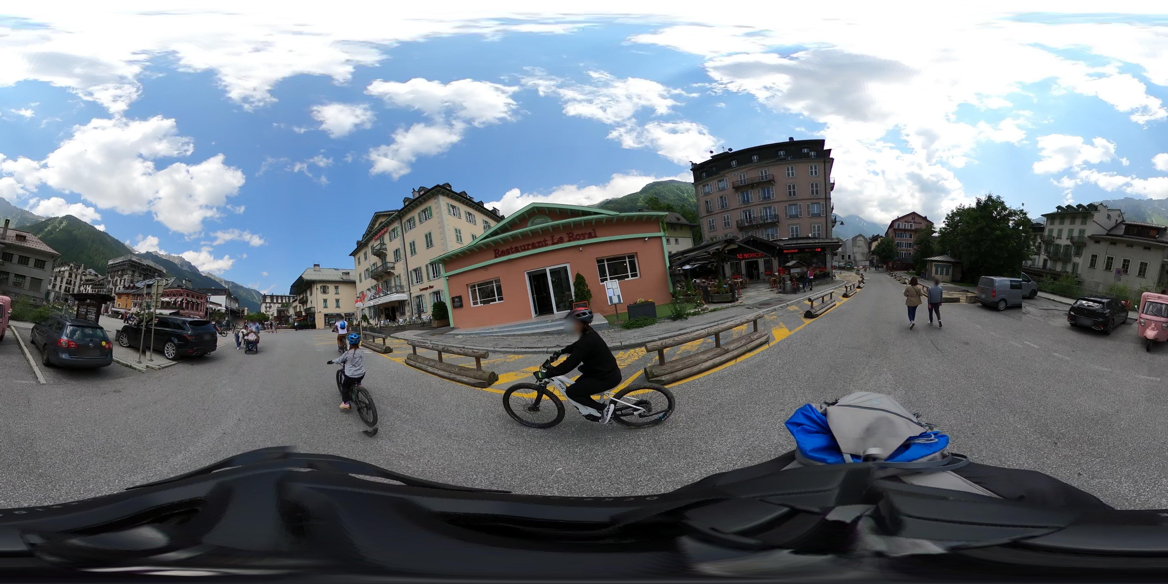 Street view of Chamonix-Mont-Blanc