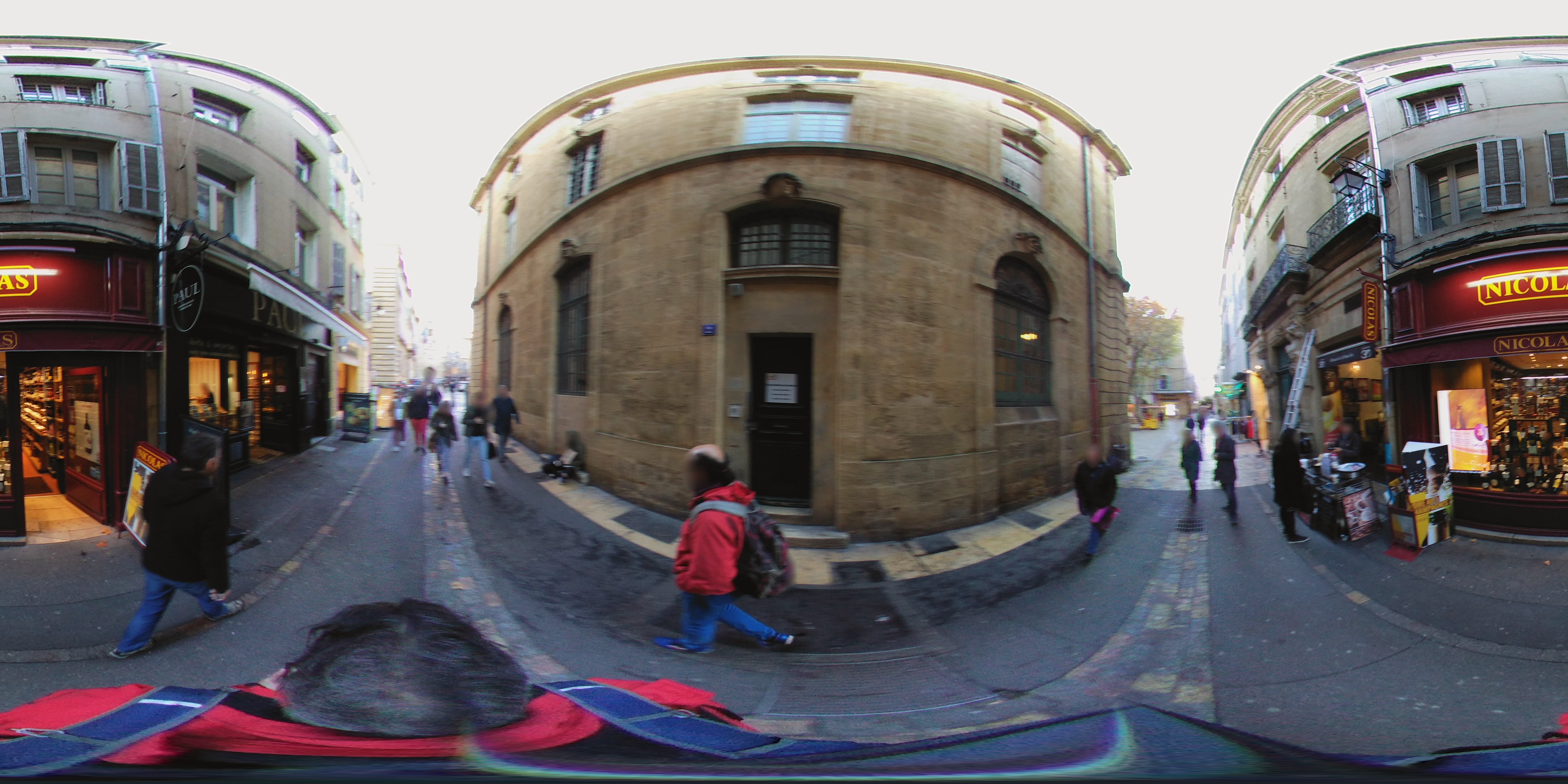 Street view of Aix-en-Provence