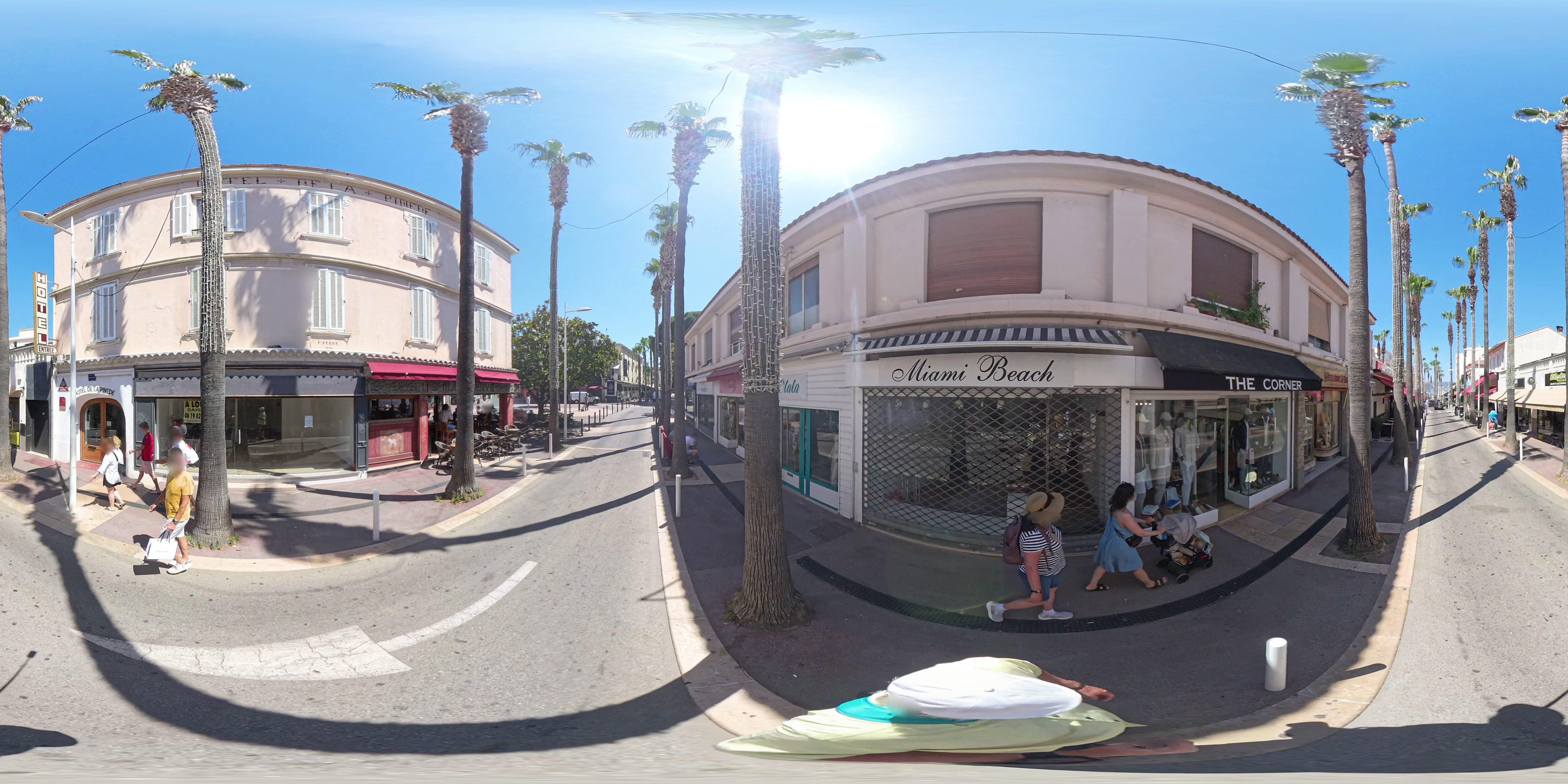 Street view of Juan-les-Pins