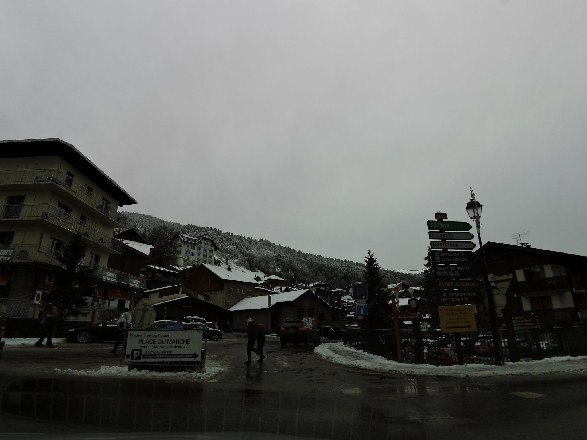 Street view of Morzine