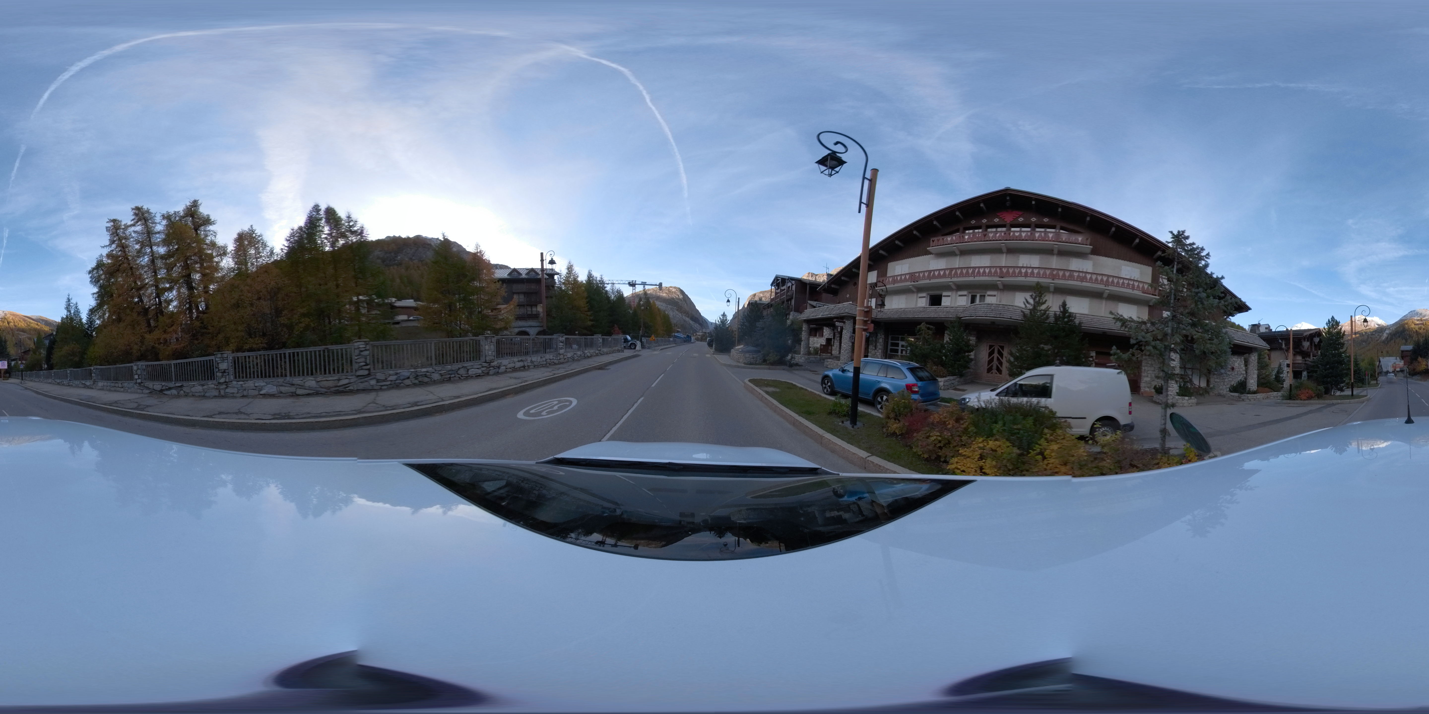 Street view of Val-d'Isère