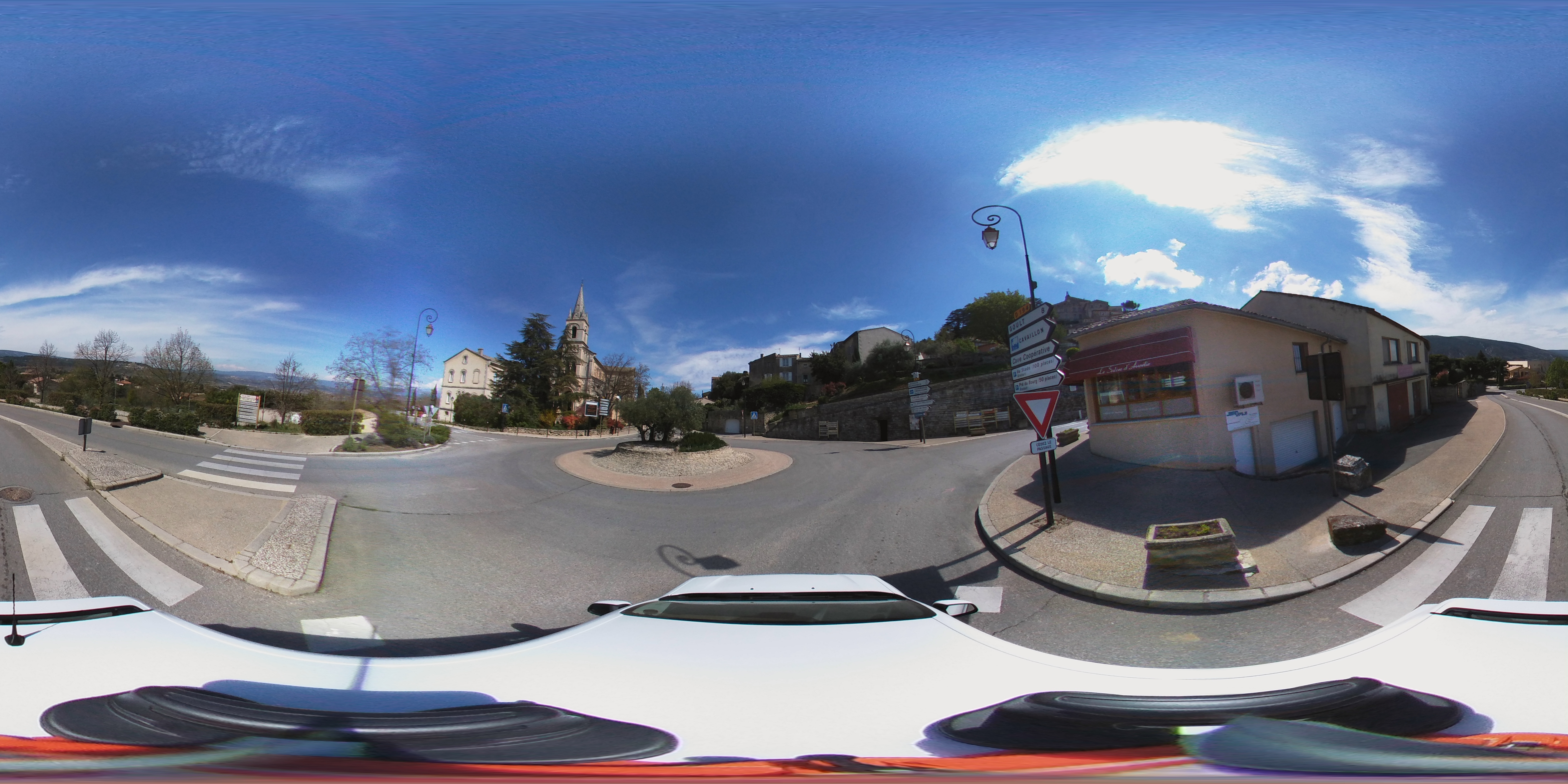 Street view of Bonnieux