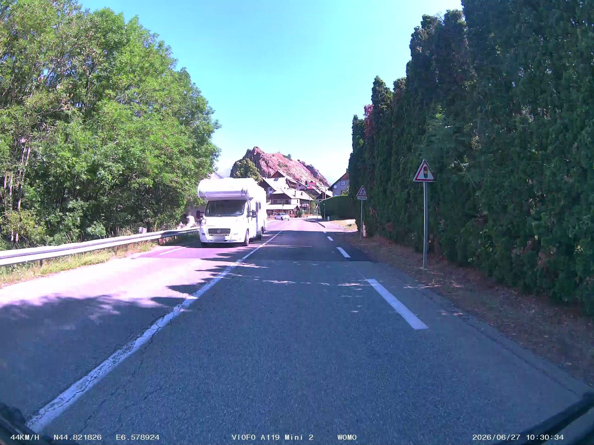 Street view of Saint-Martin-de-Queyrières