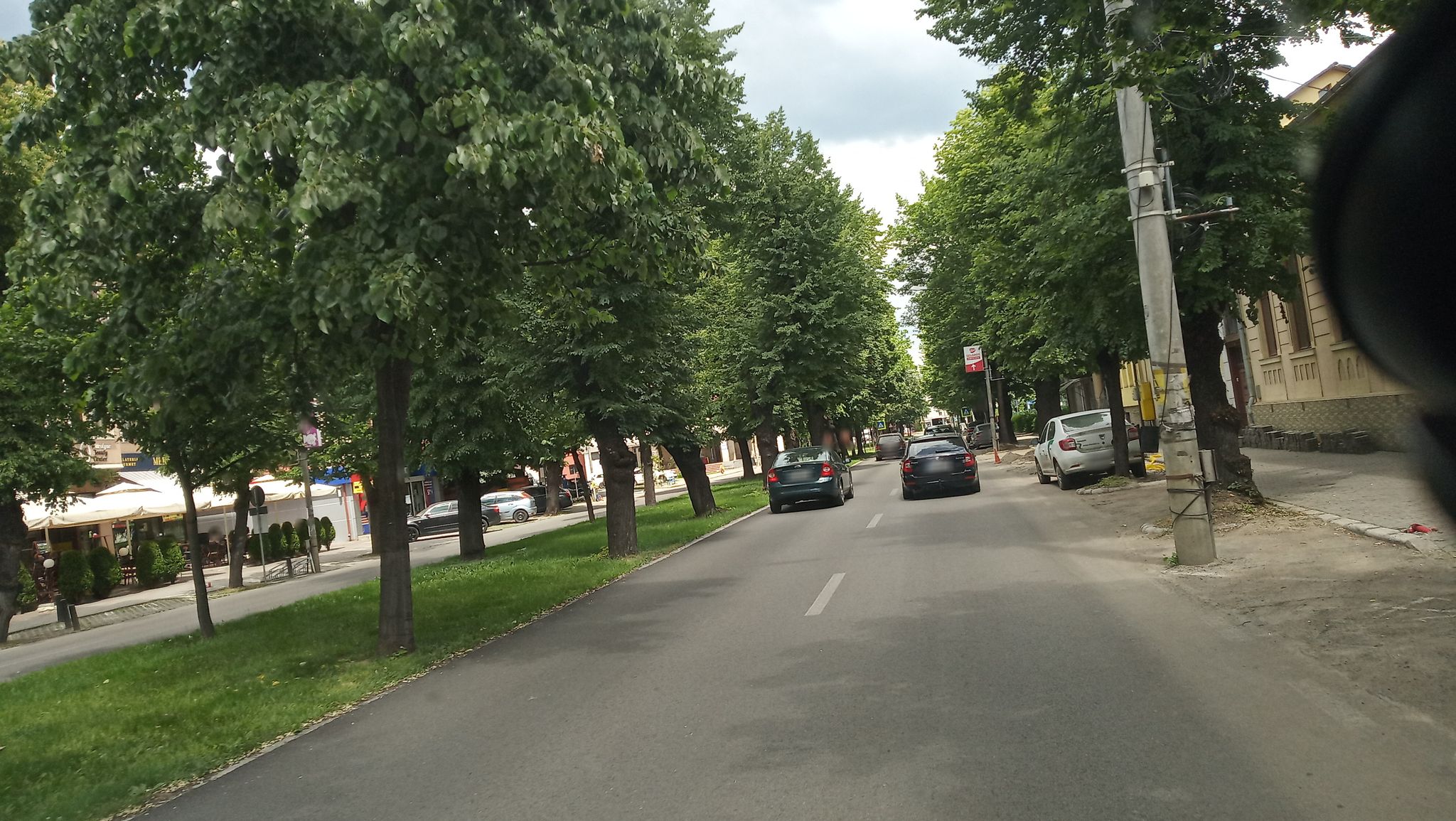 Street view of Bistriţa
