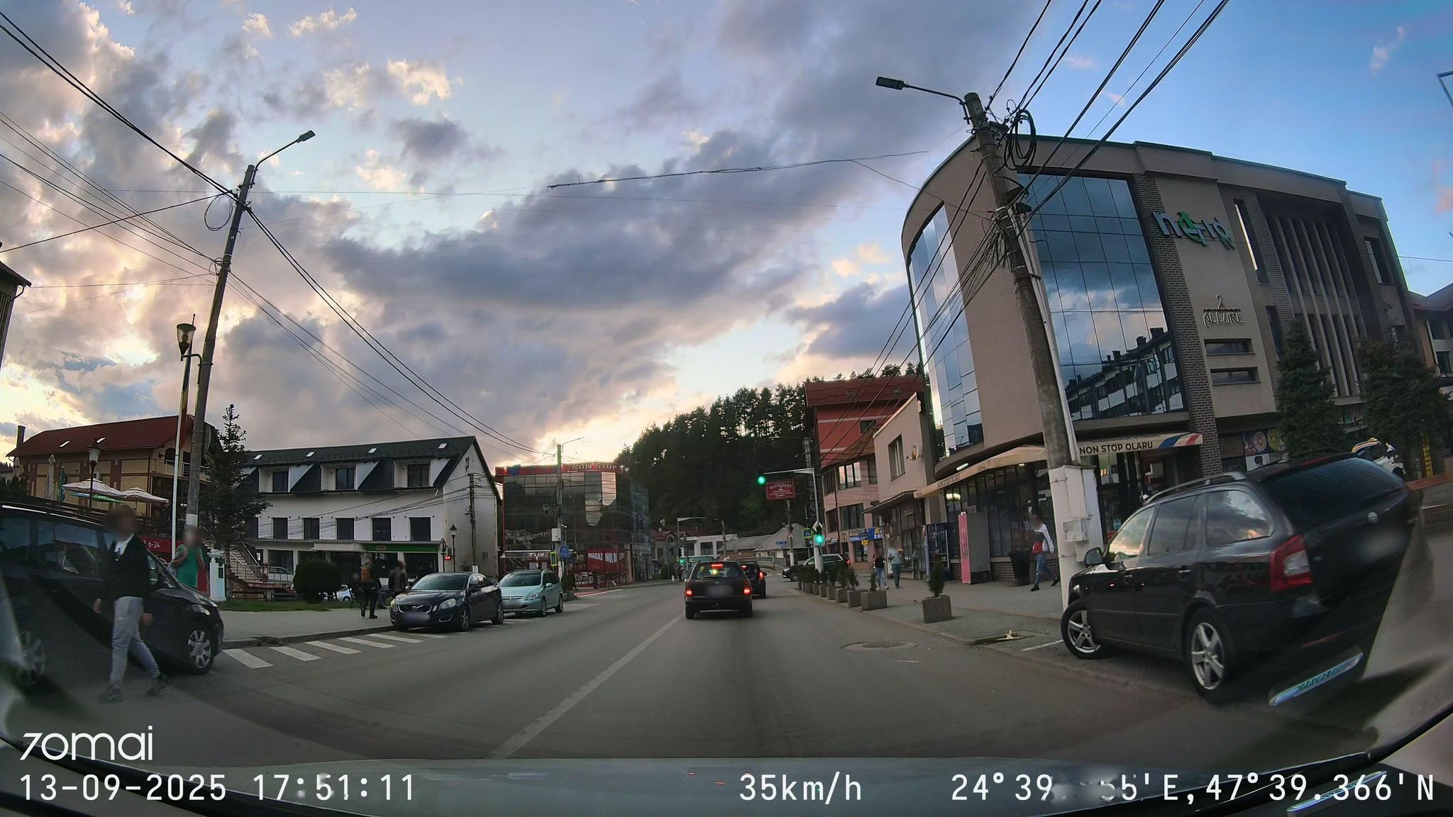 Street view of Borşa