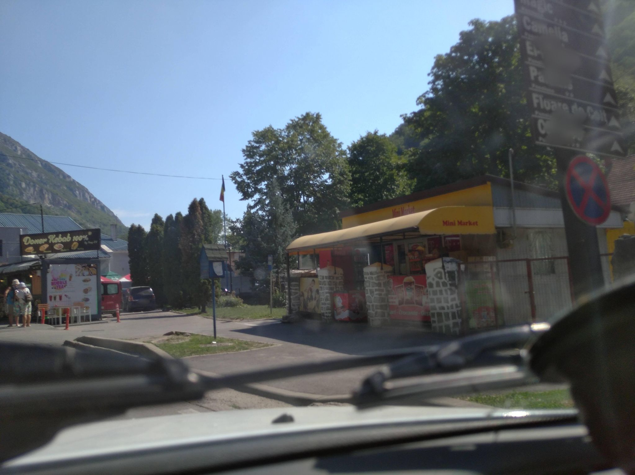 Street view of Băile Herculane