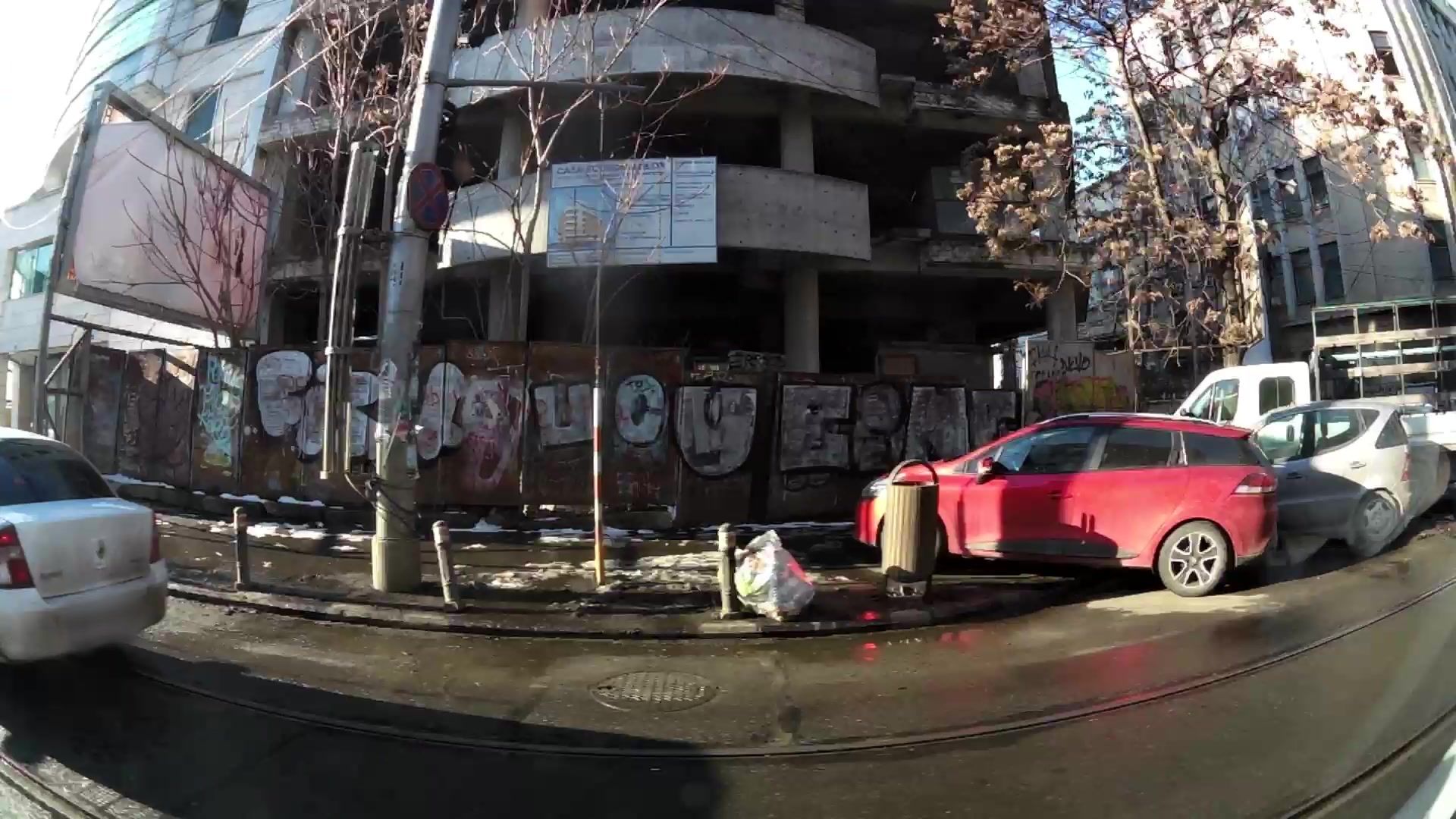 Street view of Bucharest