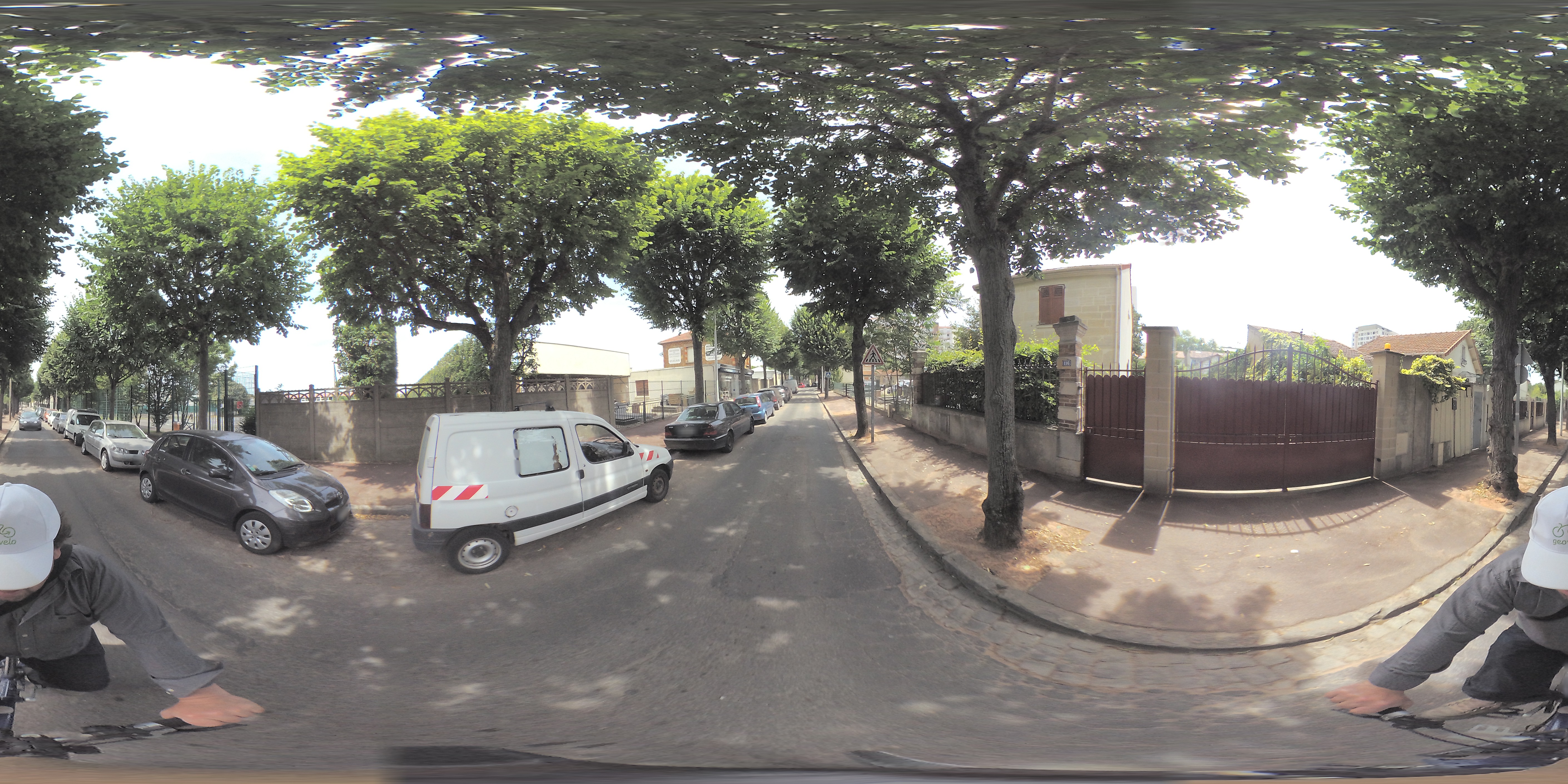 Street view of Nanterre