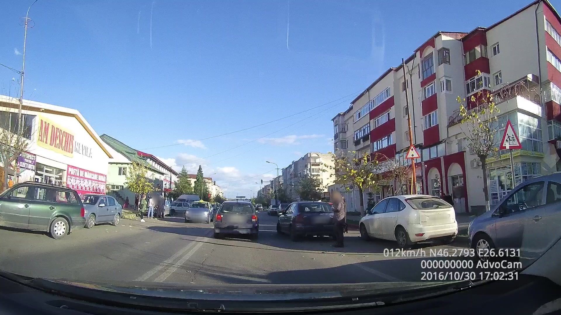 Street view of Târgu Ocna
