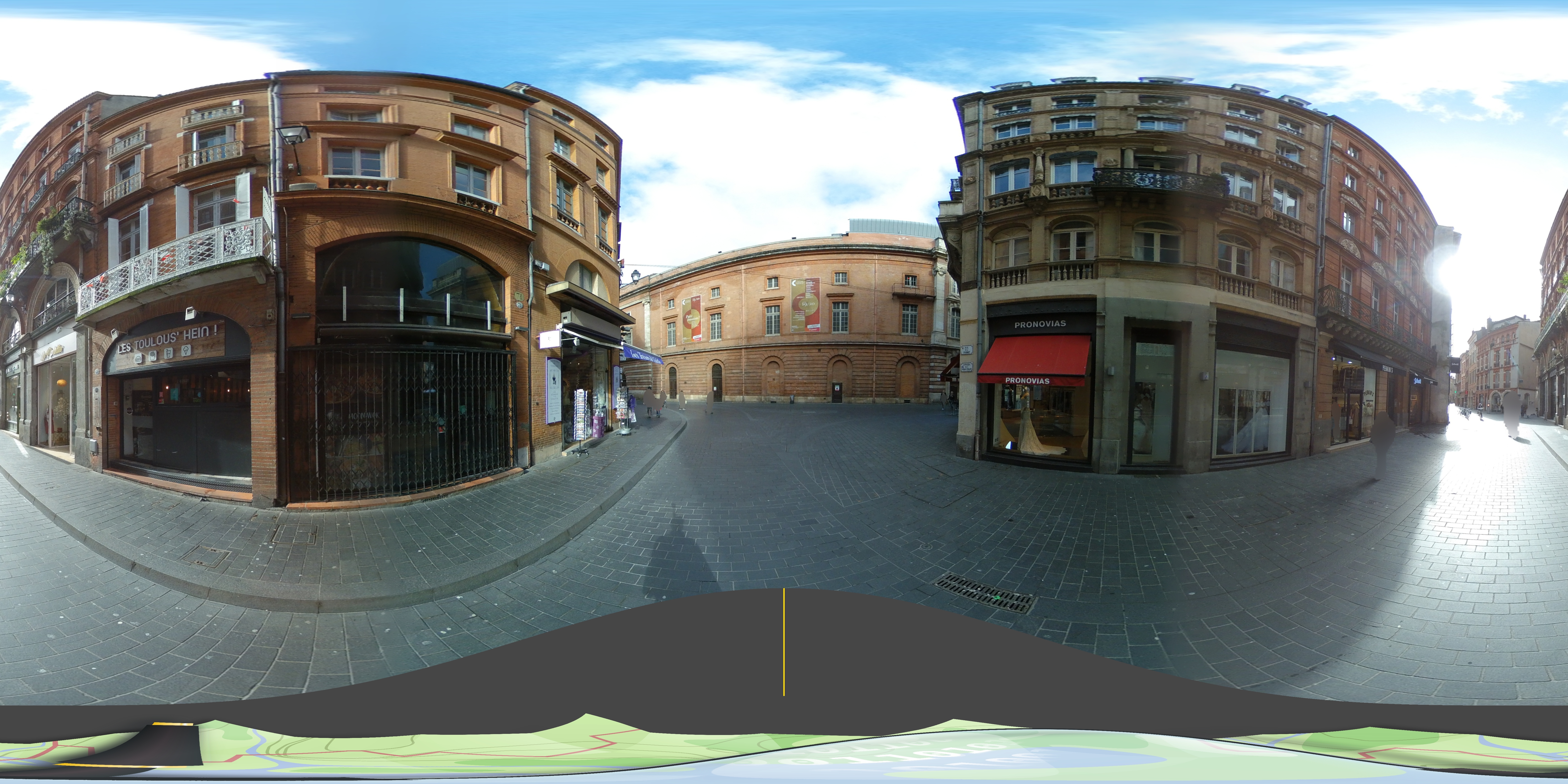 Street view of Toulouse