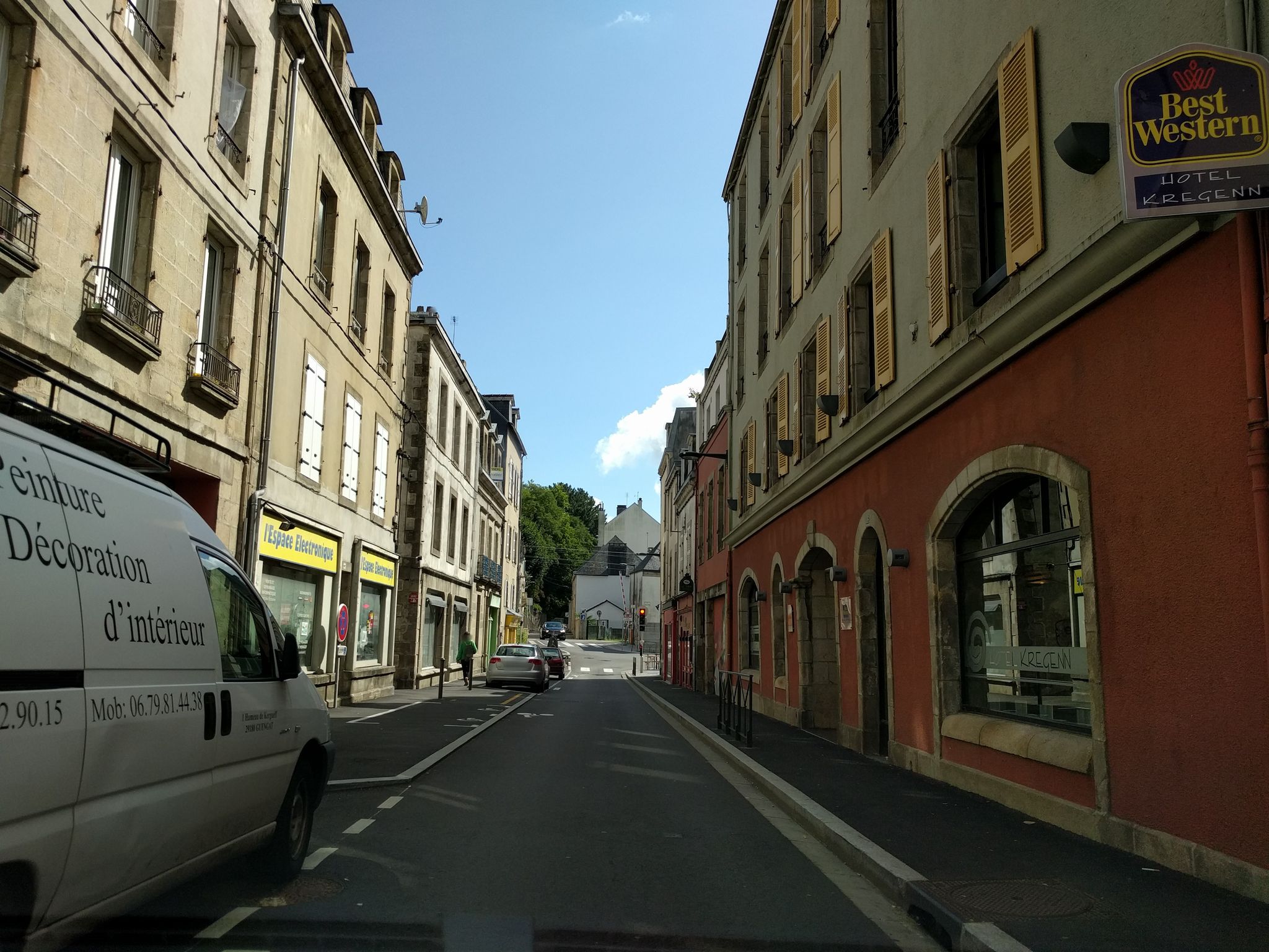 Street view of Quimper