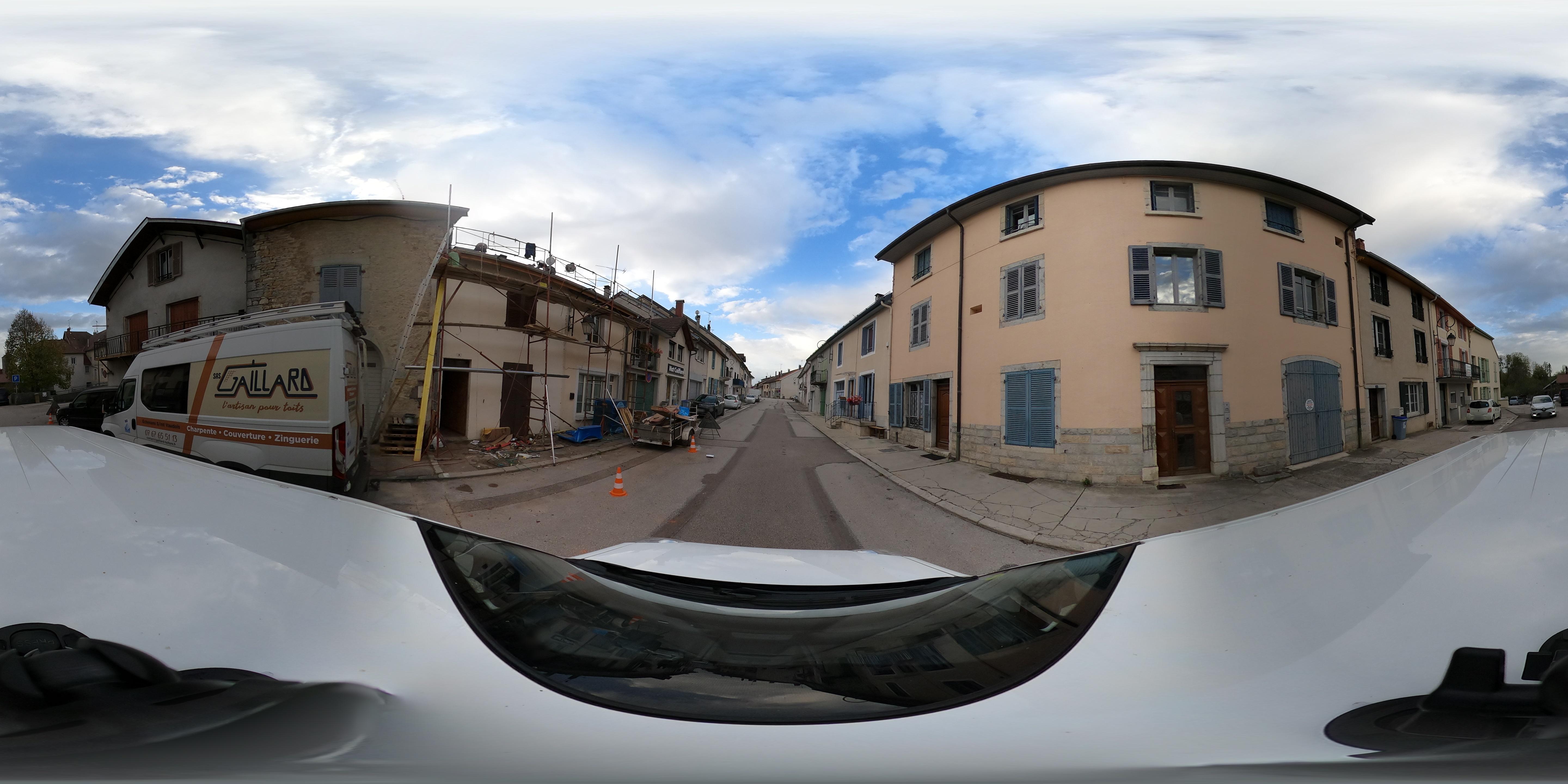 Street view of Clairvaux-les-Lacs