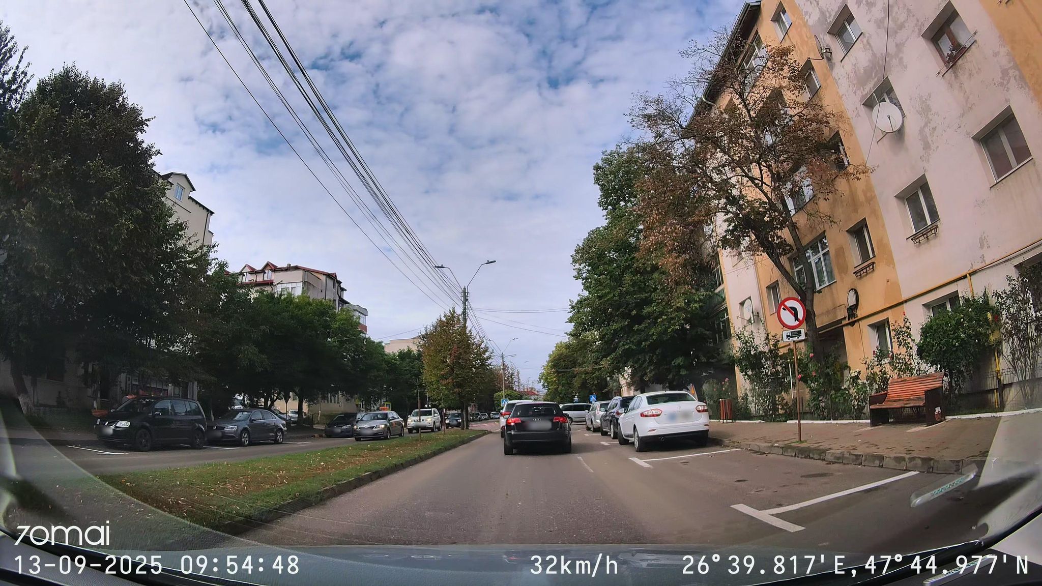 Street view of Botoşani