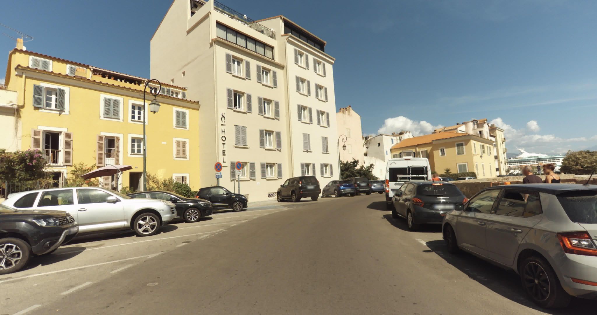 Street view of Ajaccio