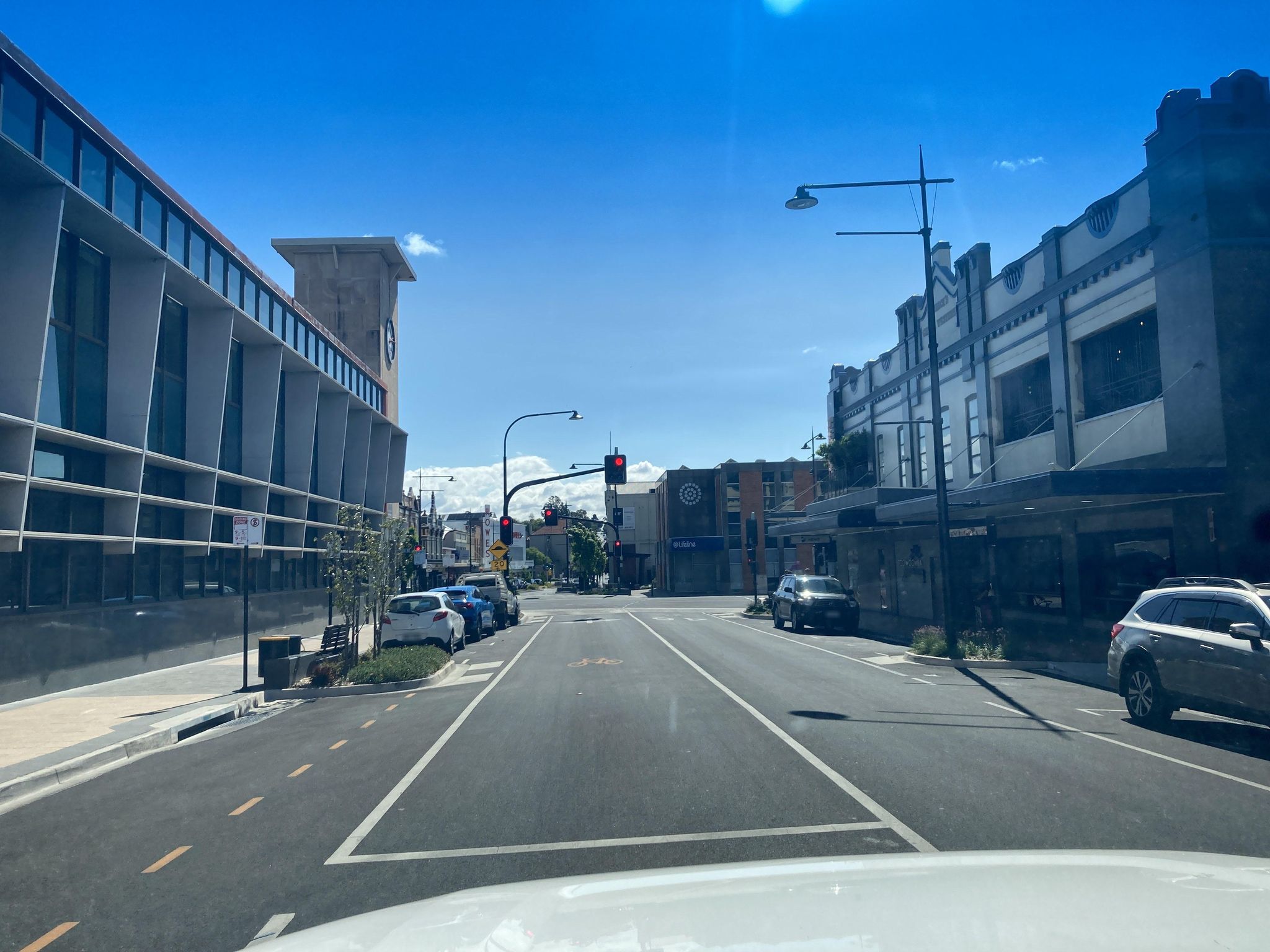 Street view of Toowoomba
