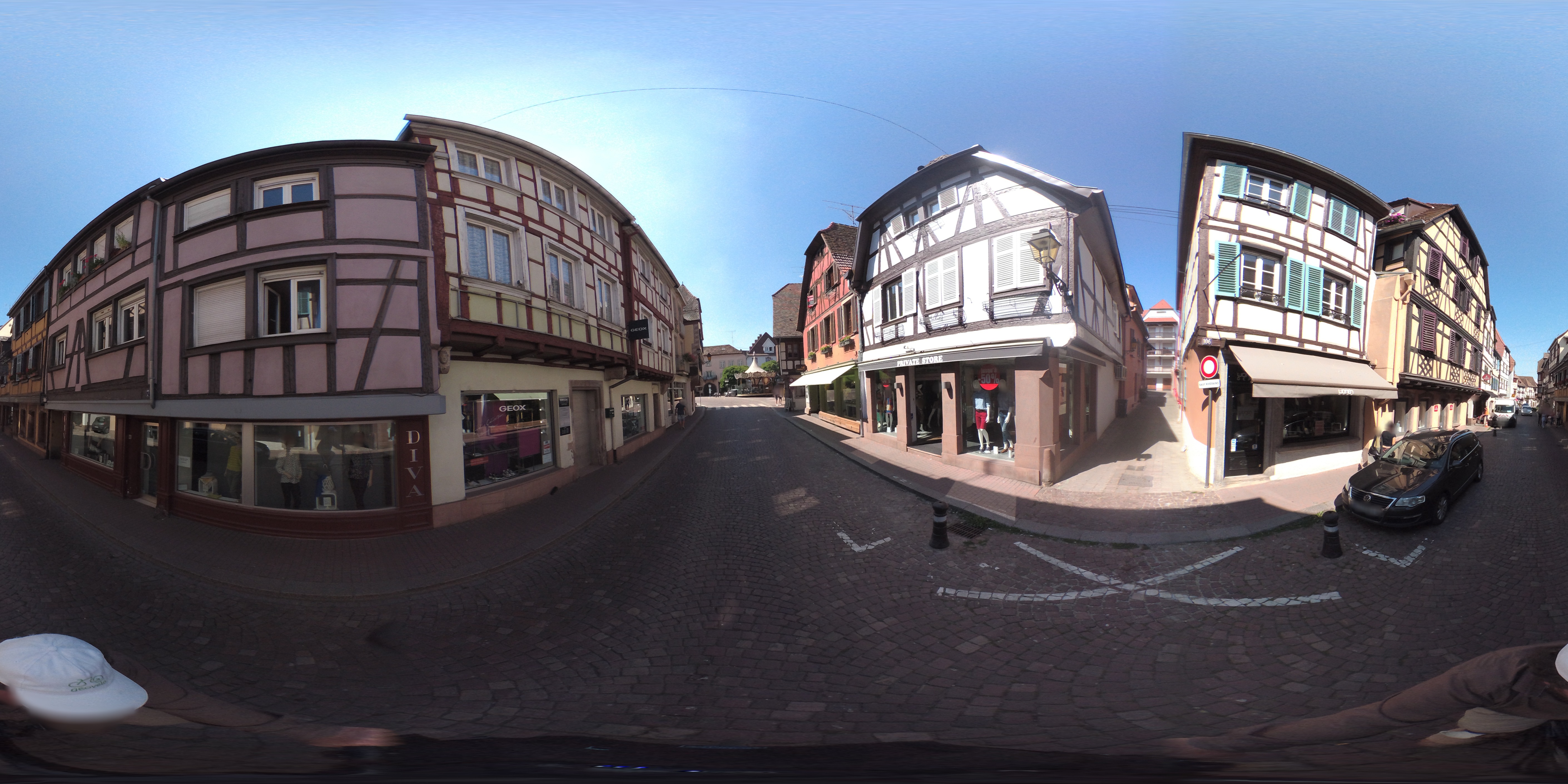Street view of Obernai