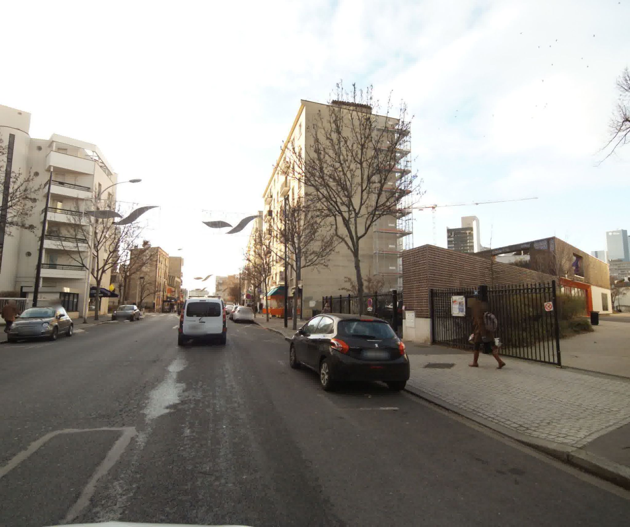 Street view of Courbevoie