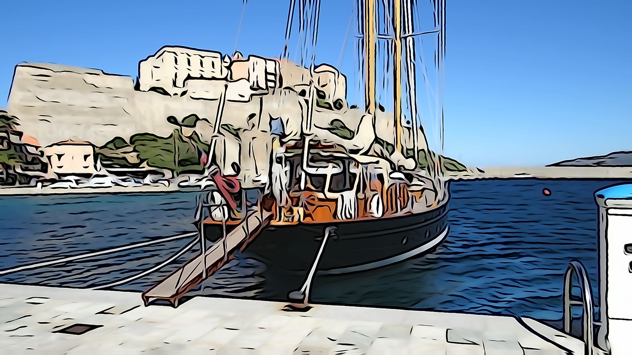 Street view of Calvi