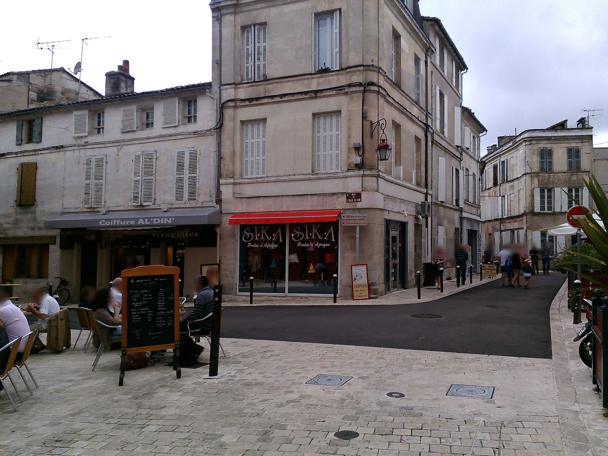 Street view of Cognac
