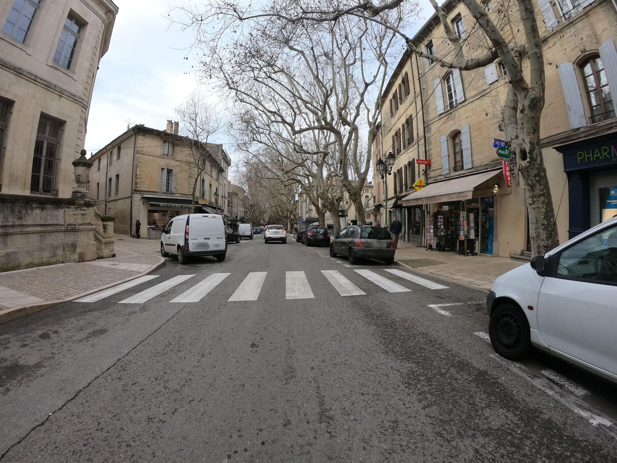 Street view of Uzès