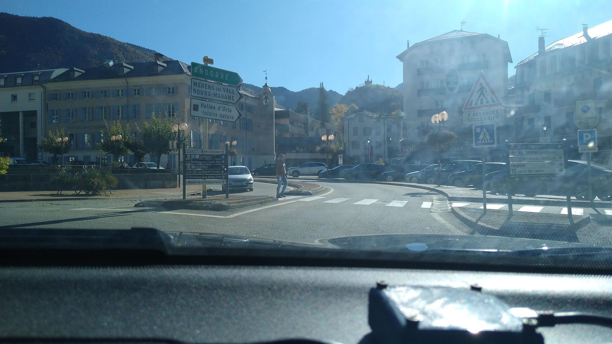 Street view of Ax-les-Thermes