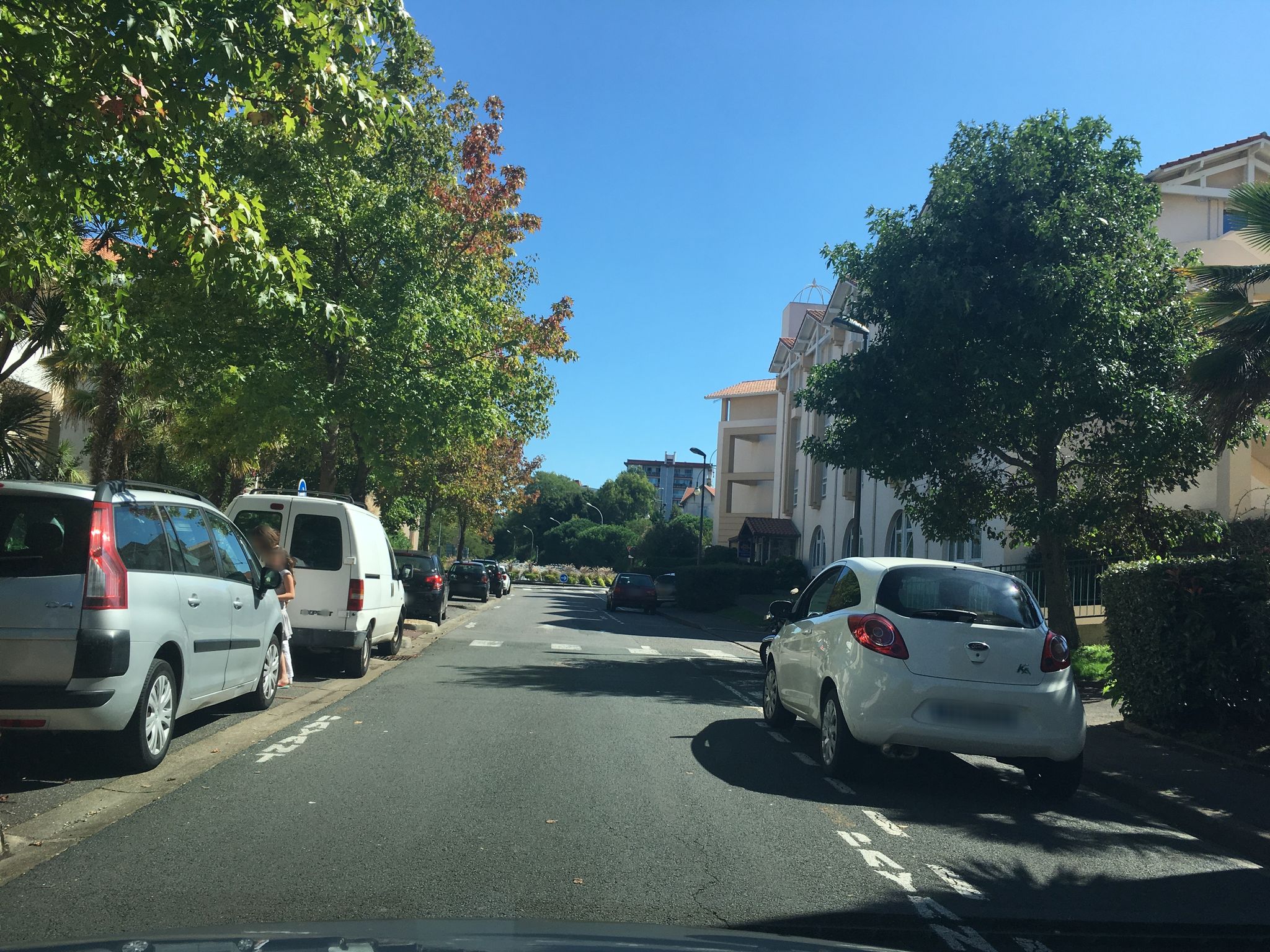 Street view of Biarritz