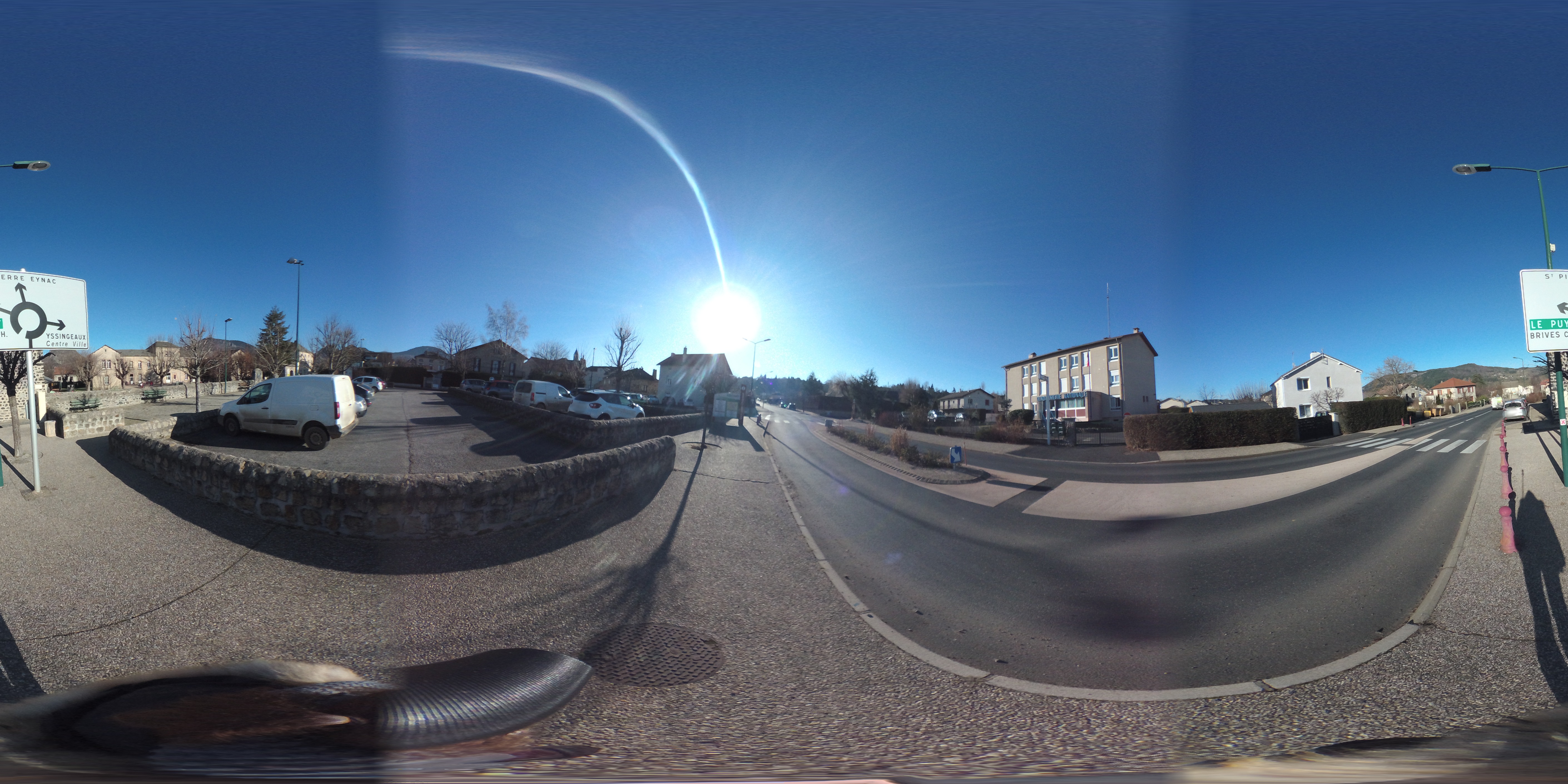 Street view of Saint-Julien-Chapteuil