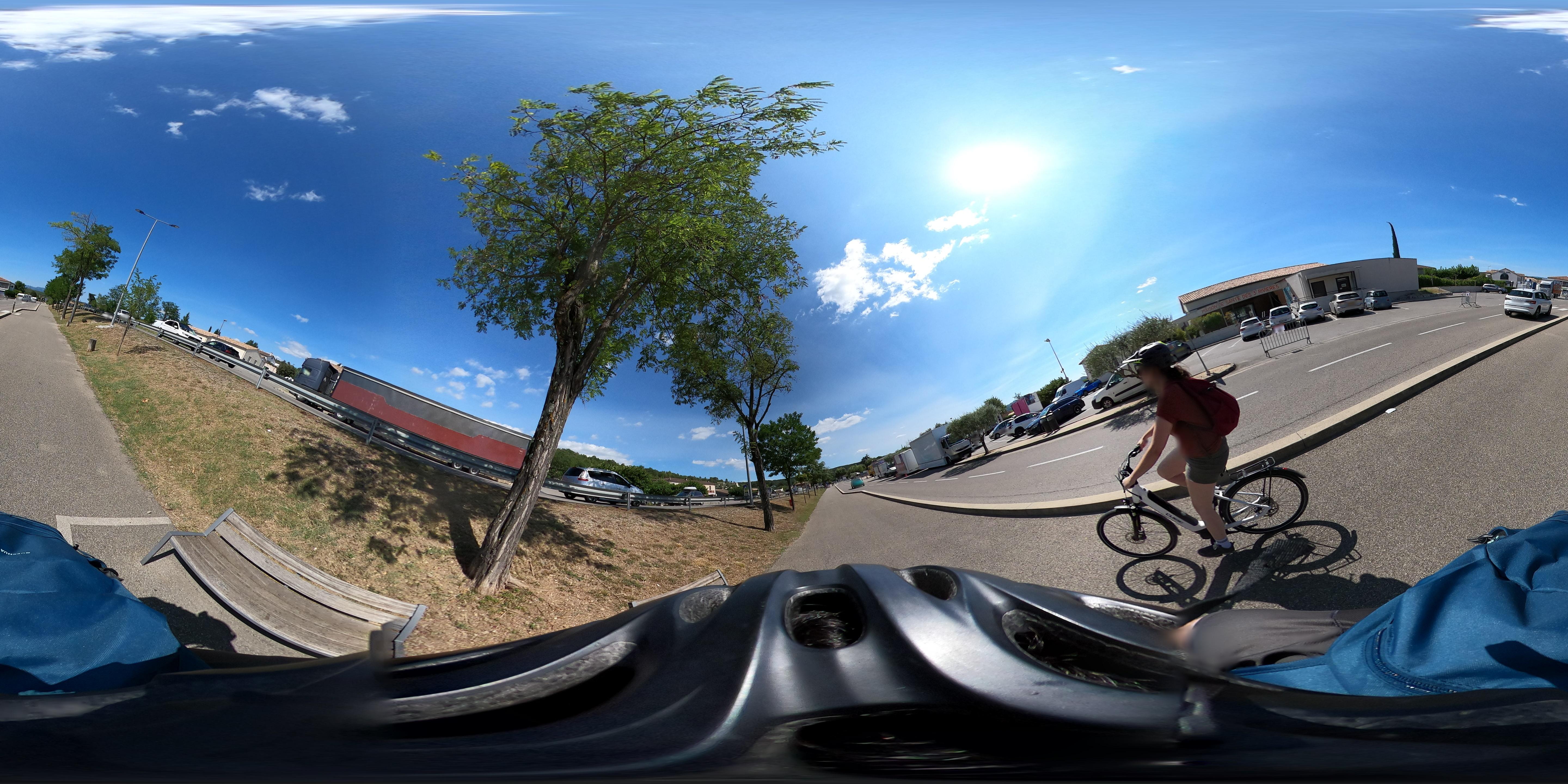 Street view of Ruoms