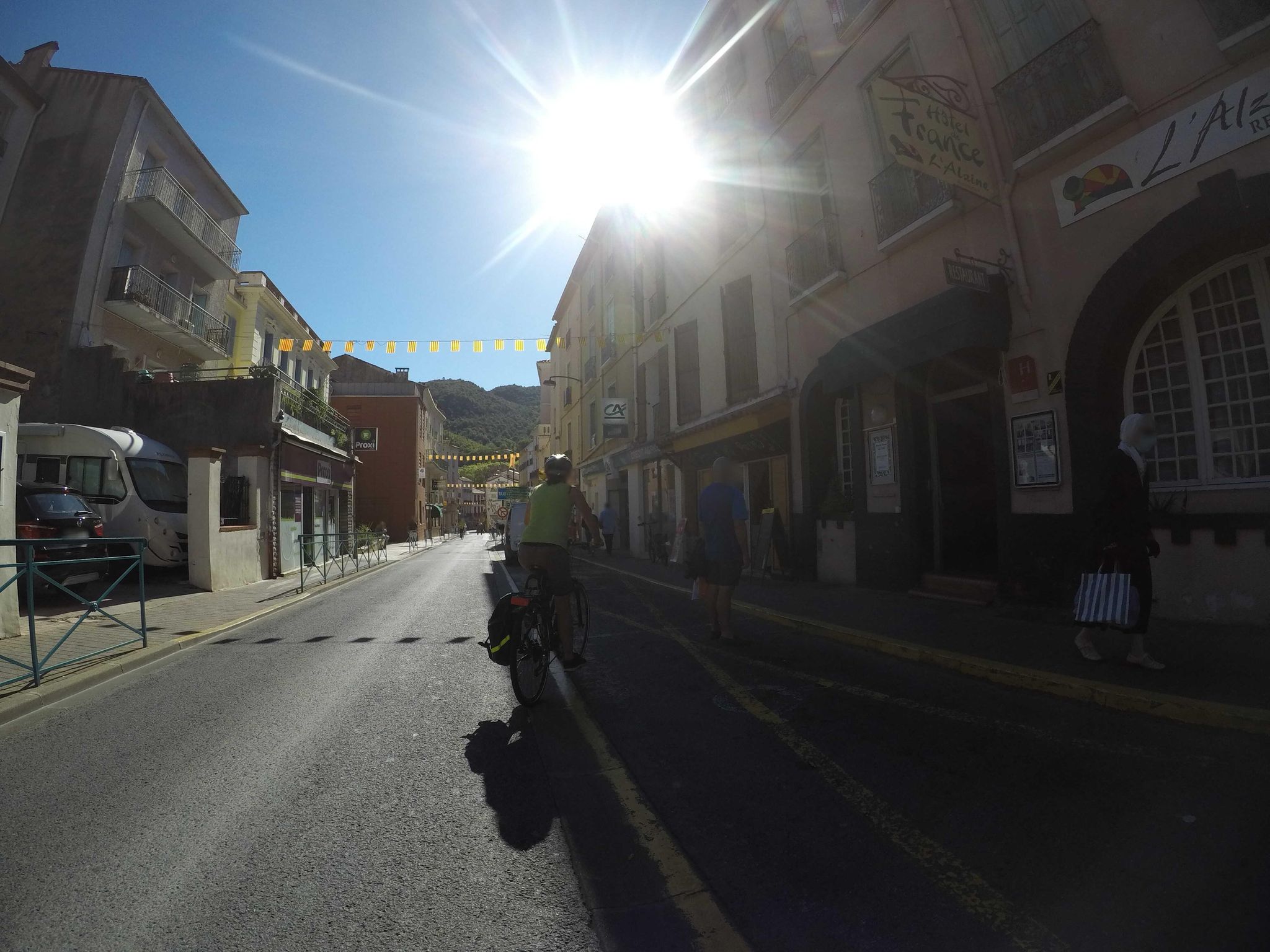 Street view of els Banys d'Arles