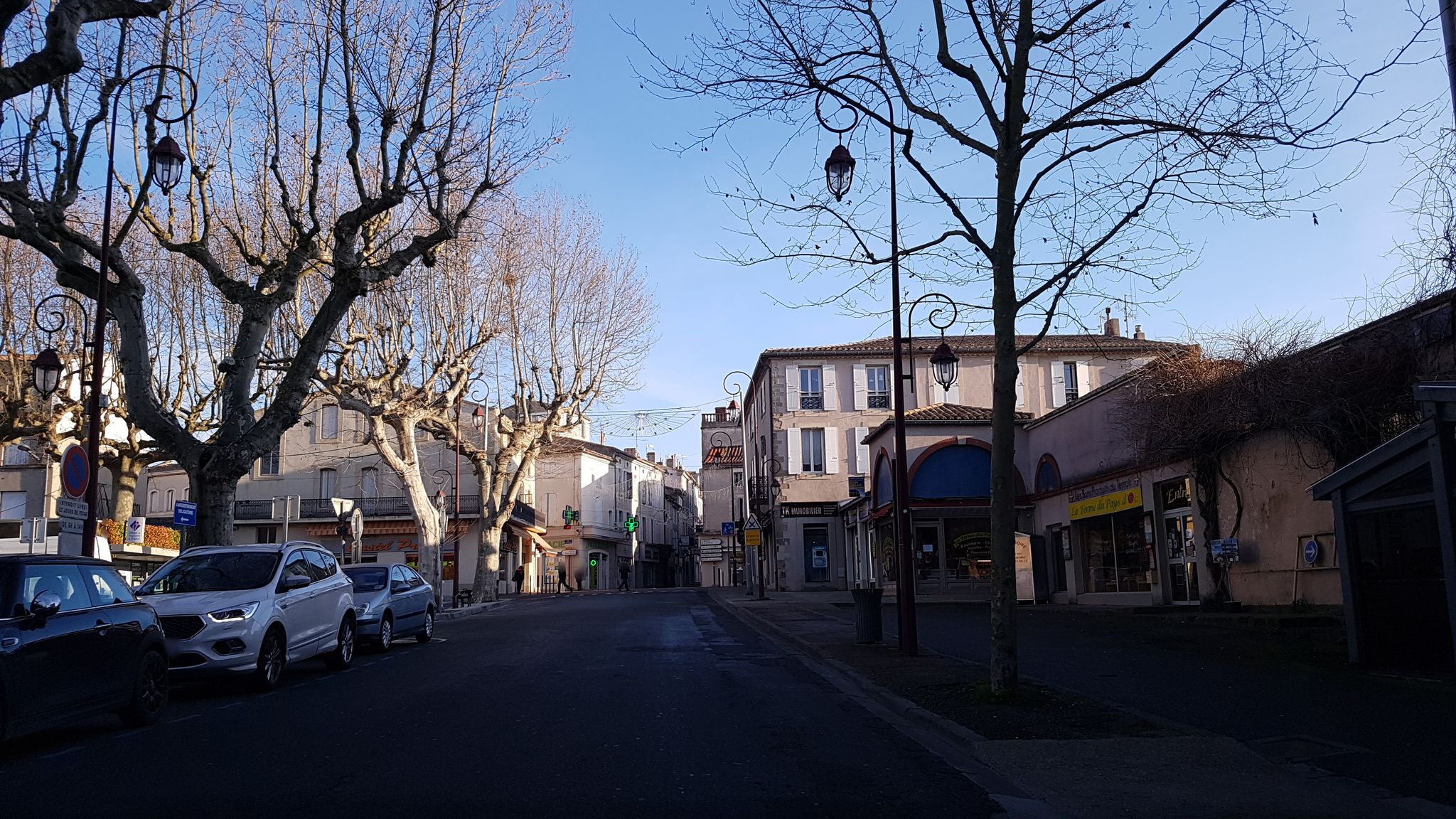 Street view of Castelnaudary