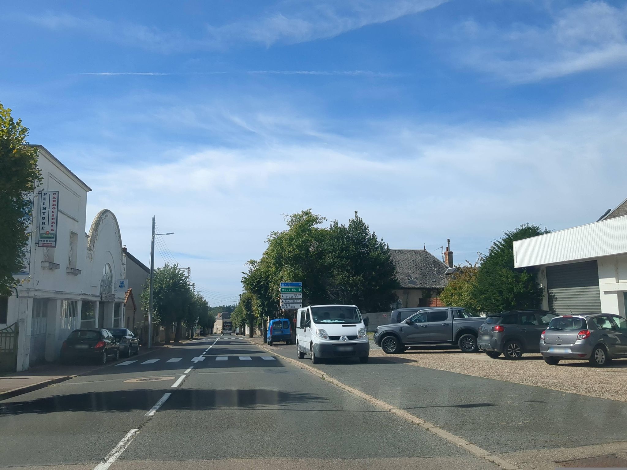 Street view of Bourbon-Lancy