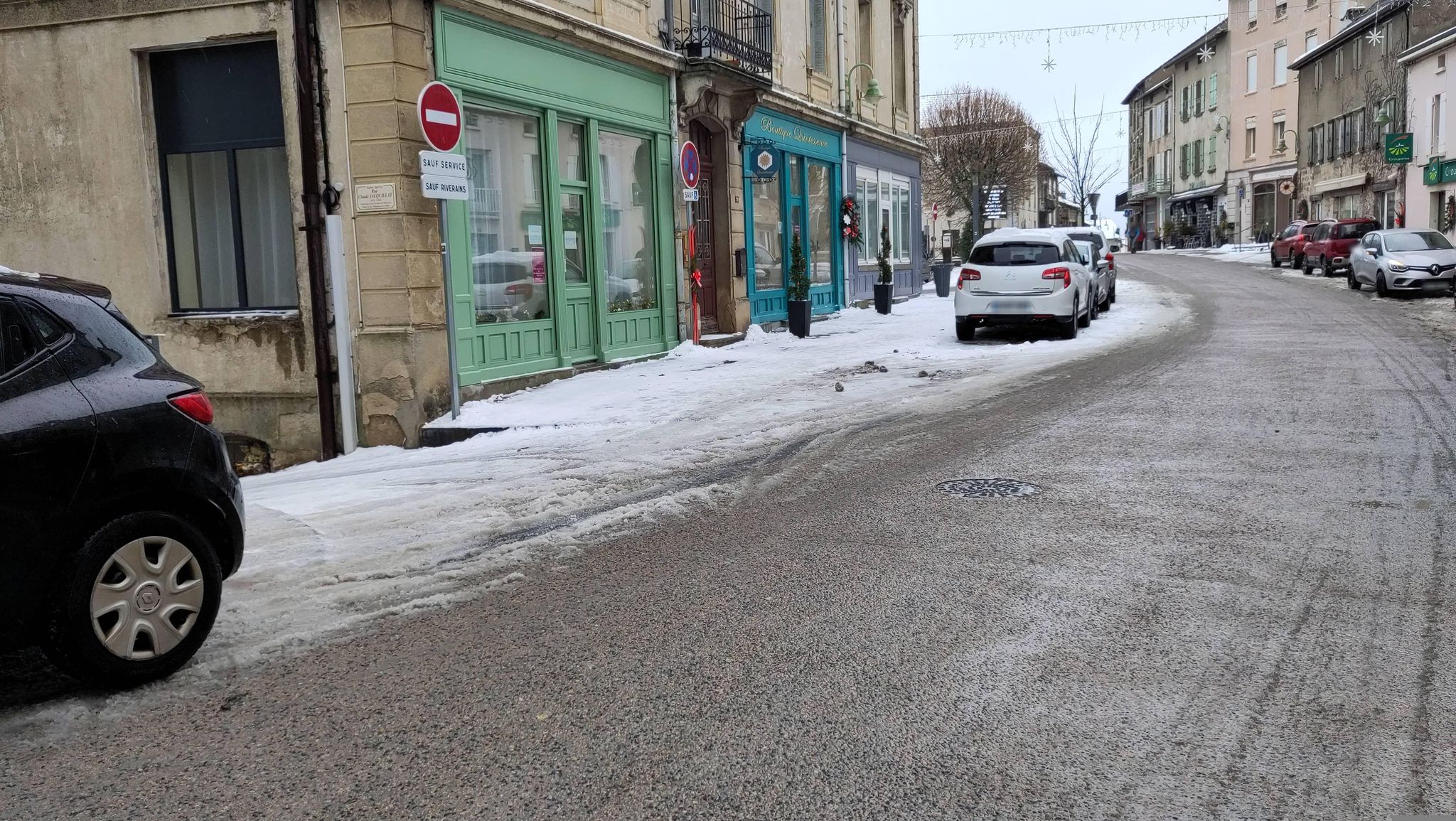 Street view of Saint-Agrève