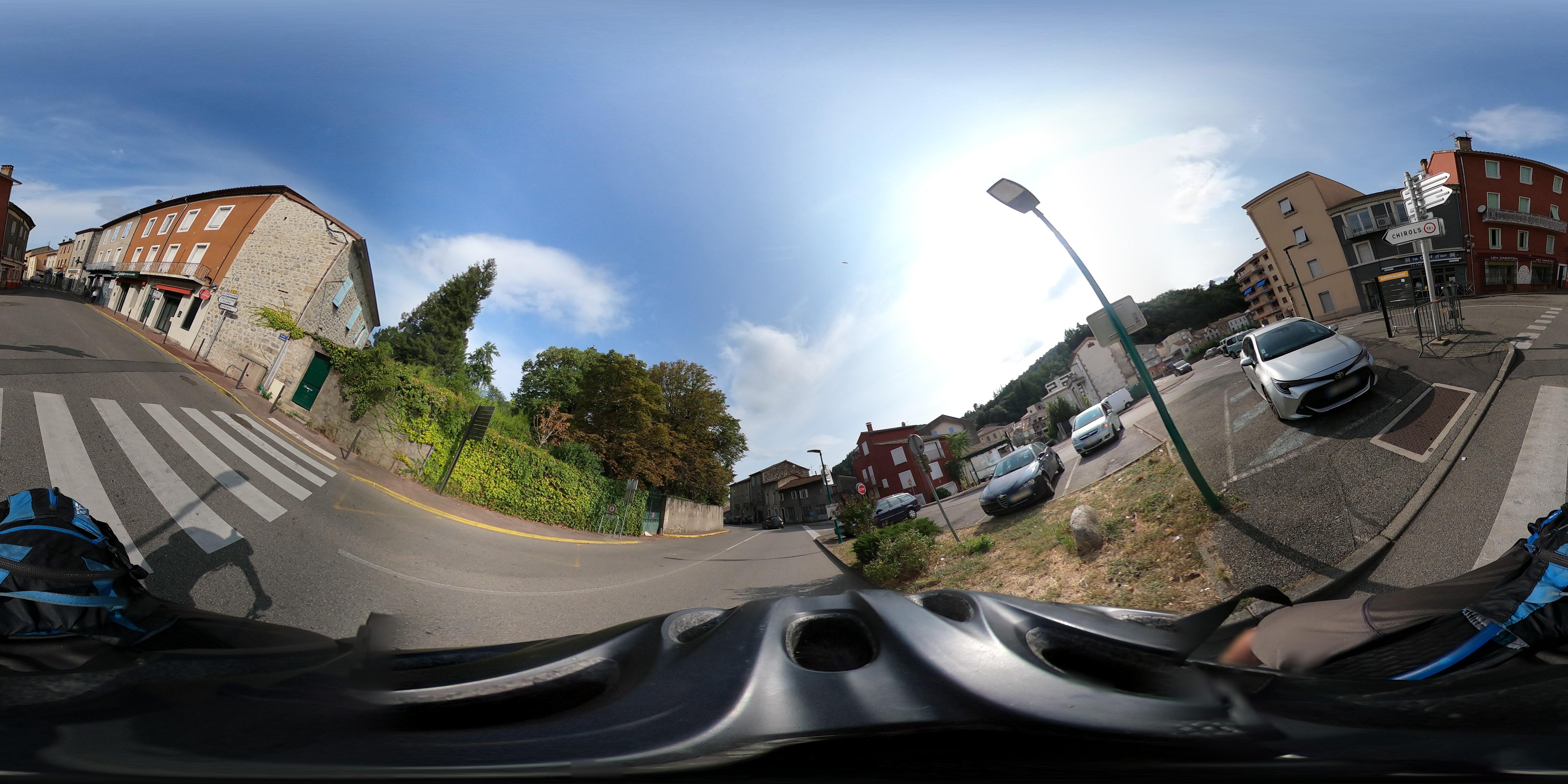 Street view of Vals-les-Bains