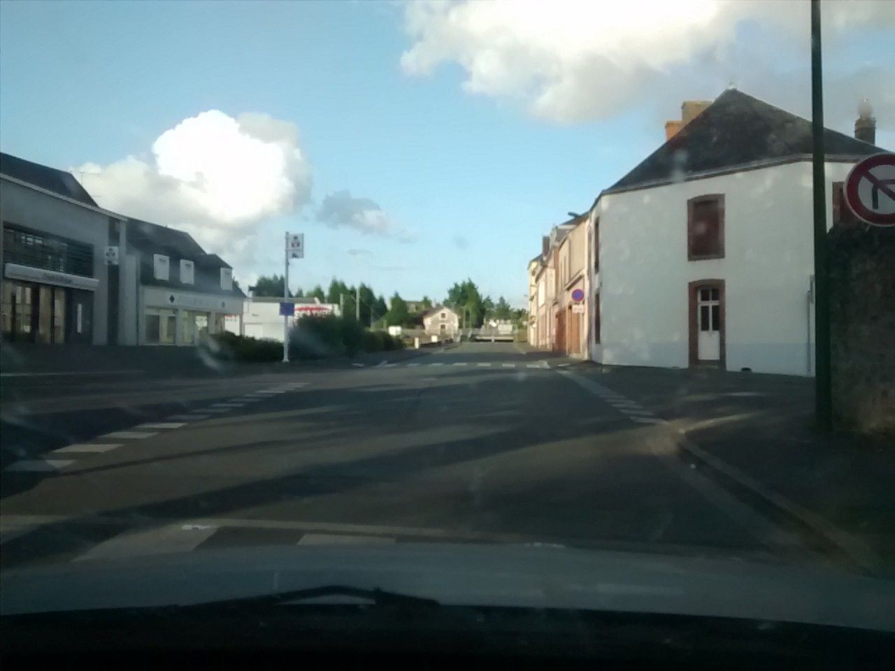 Street view of Évron