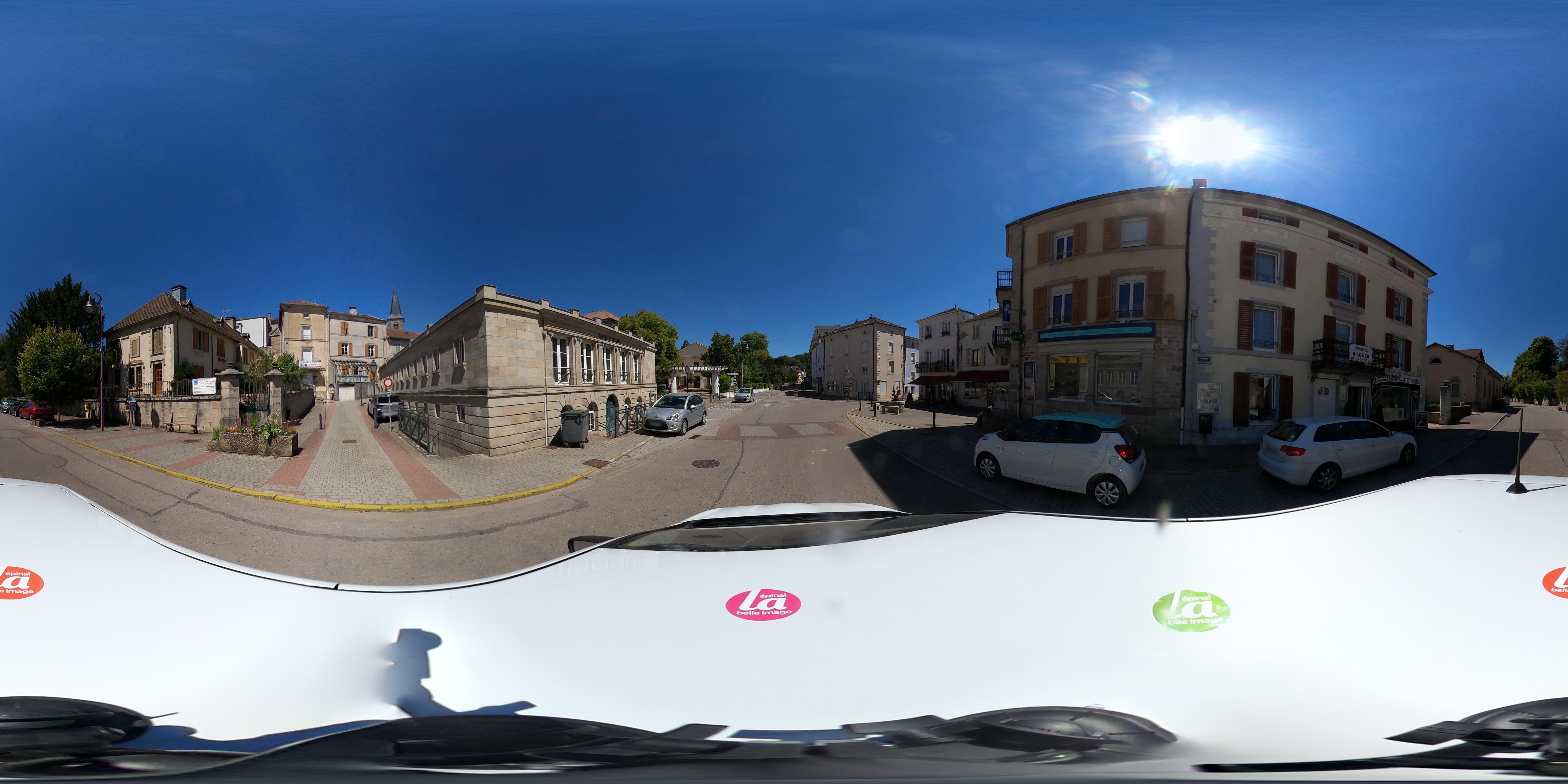Street view of Bains-les-Bains