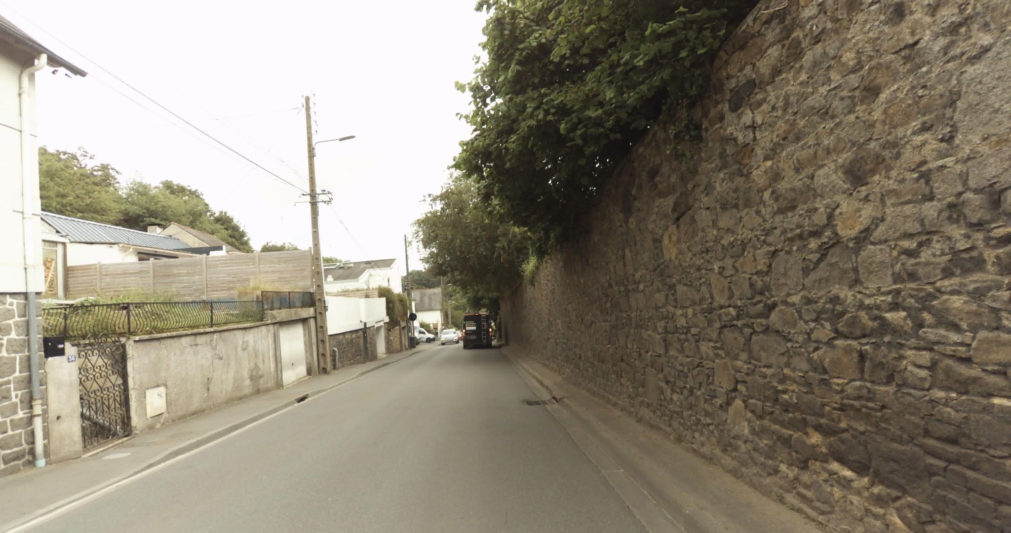 Street view of Saint-Brieuc