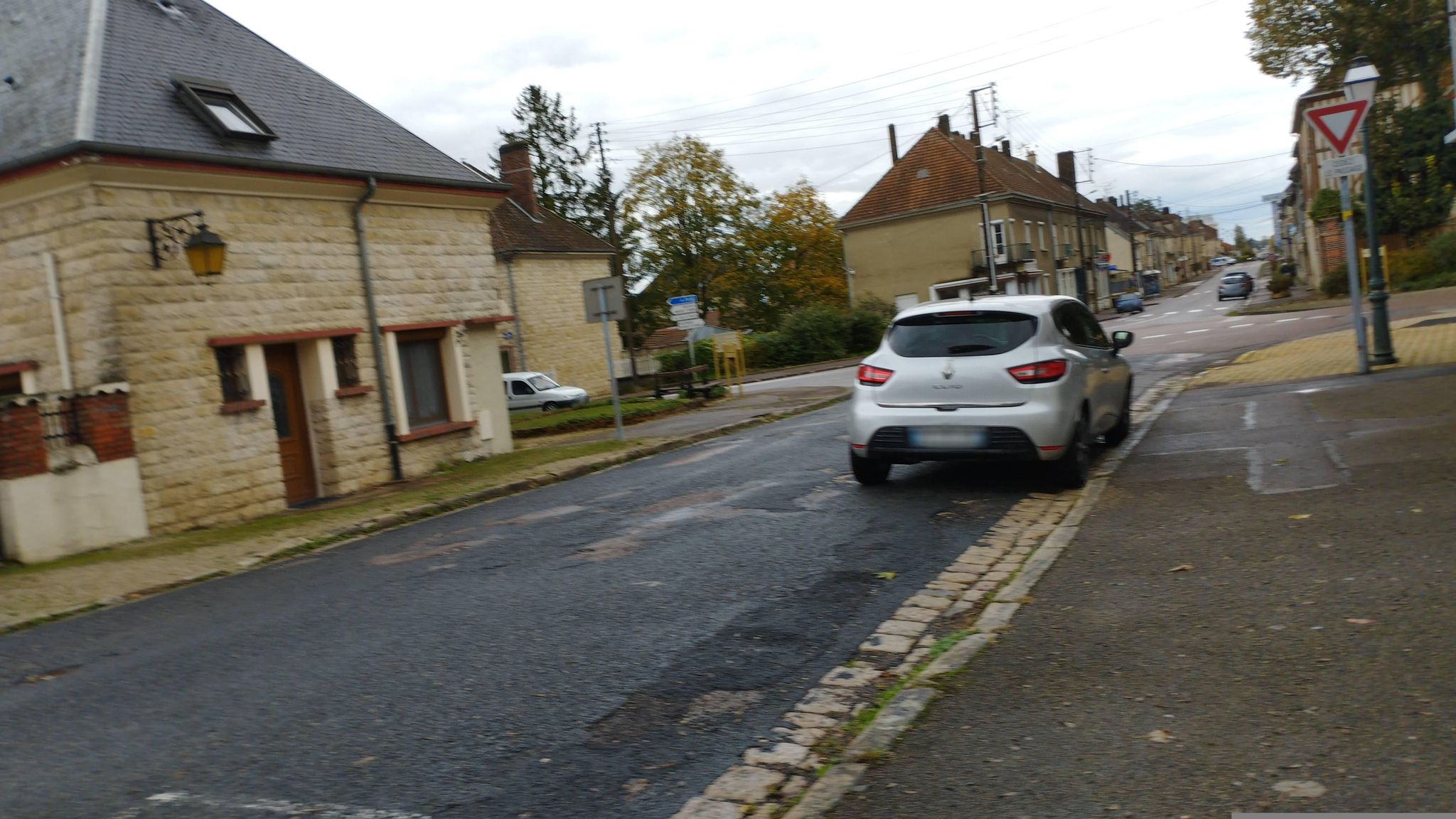 Street view of Brienne-le-Château