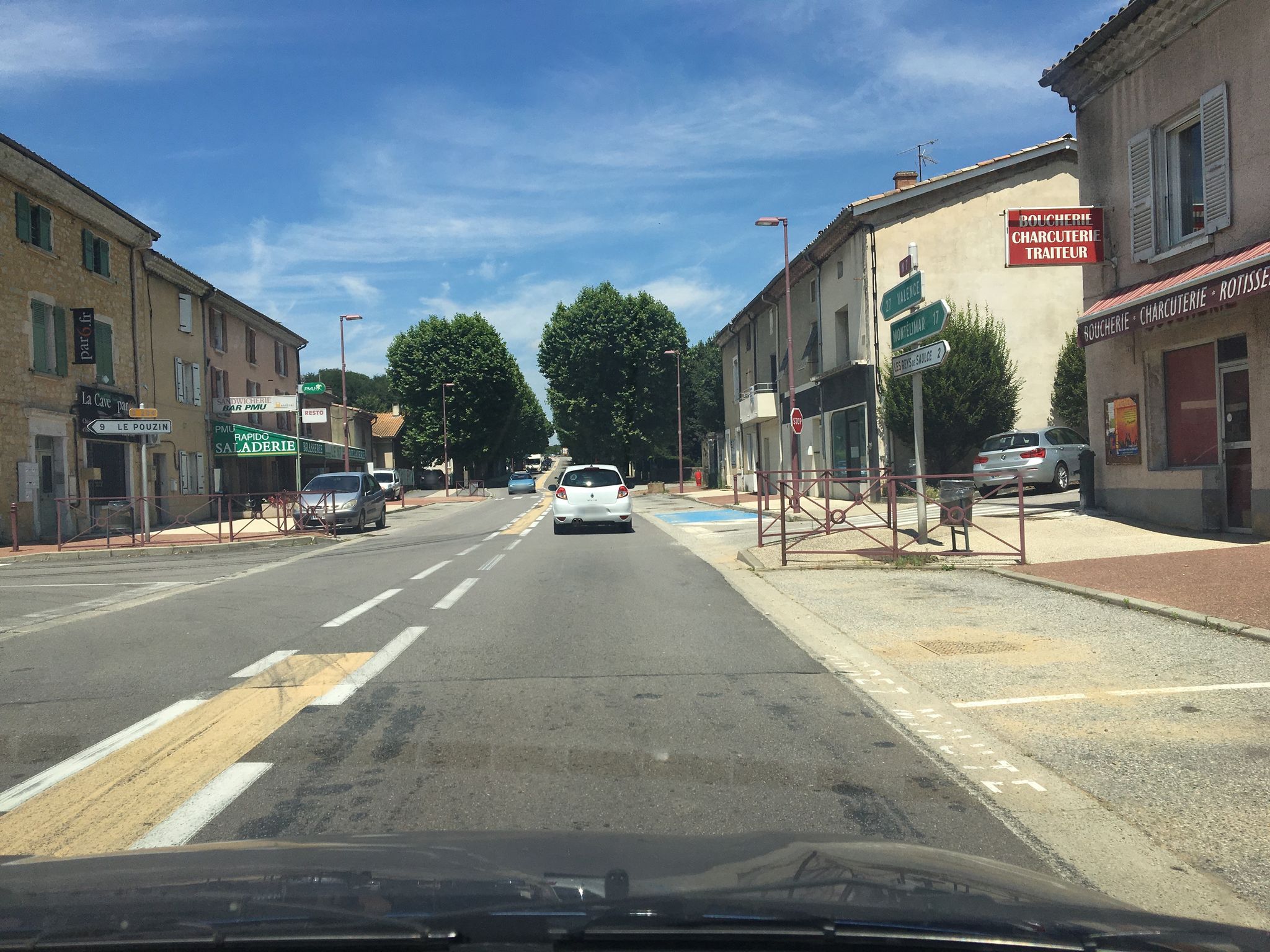 Street view of Saulce-sur-Rhône