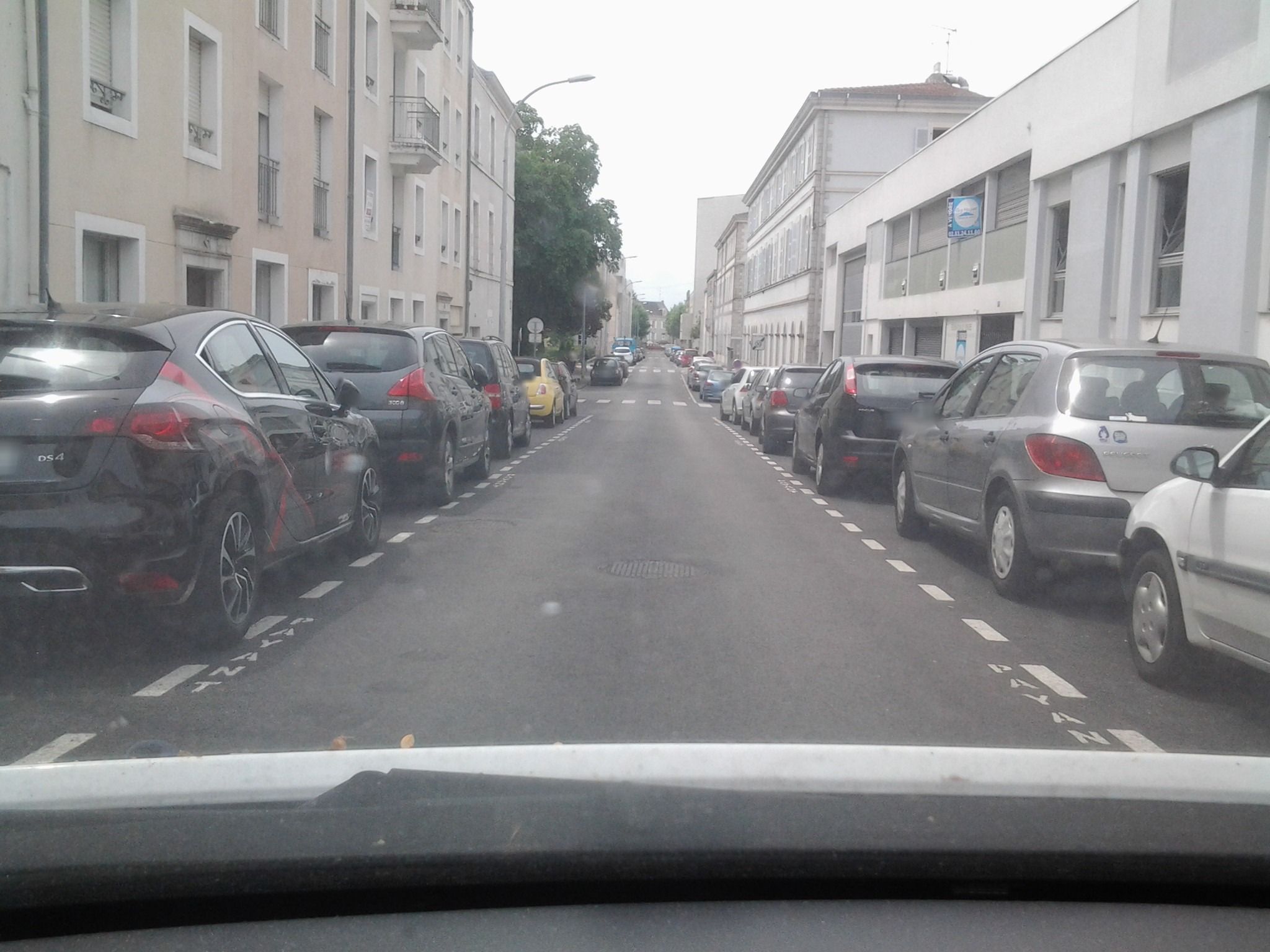 Street view of La Roche-sur-Yon