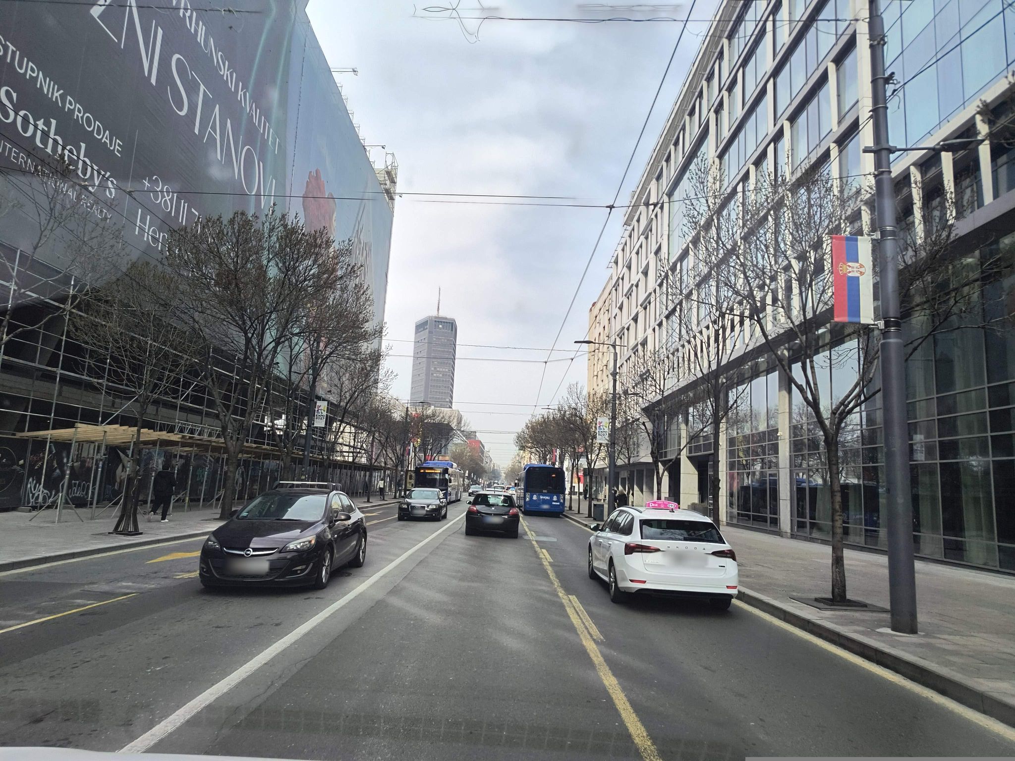 Street view of Belgrade