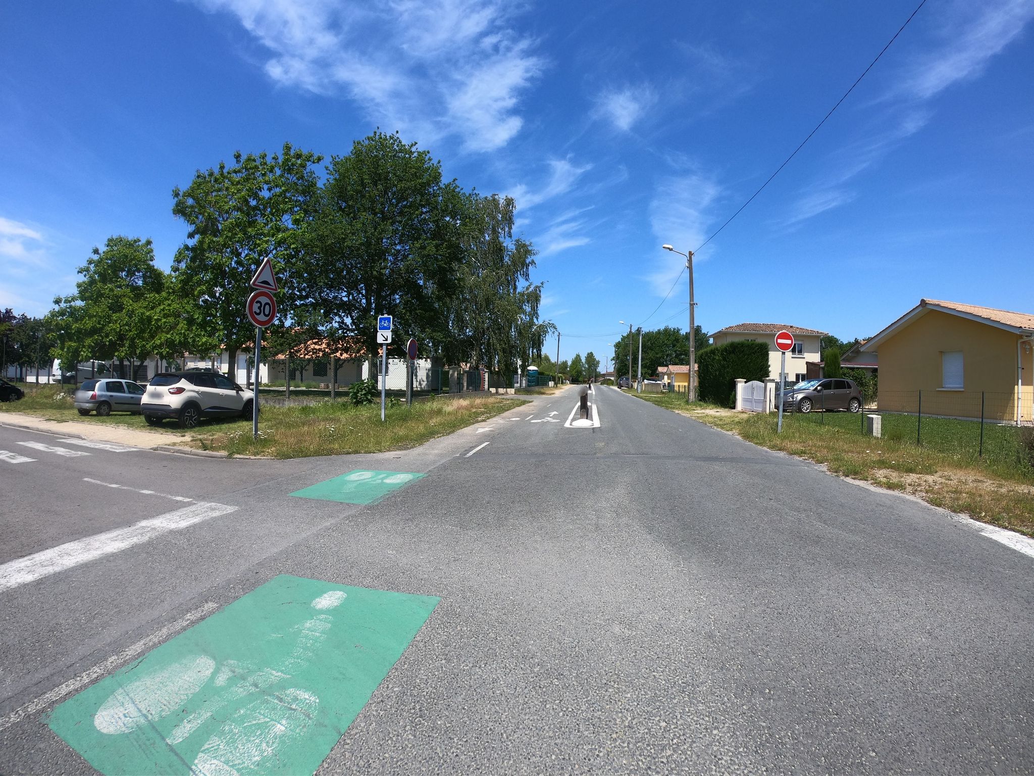 Street view of Belin-Béliet