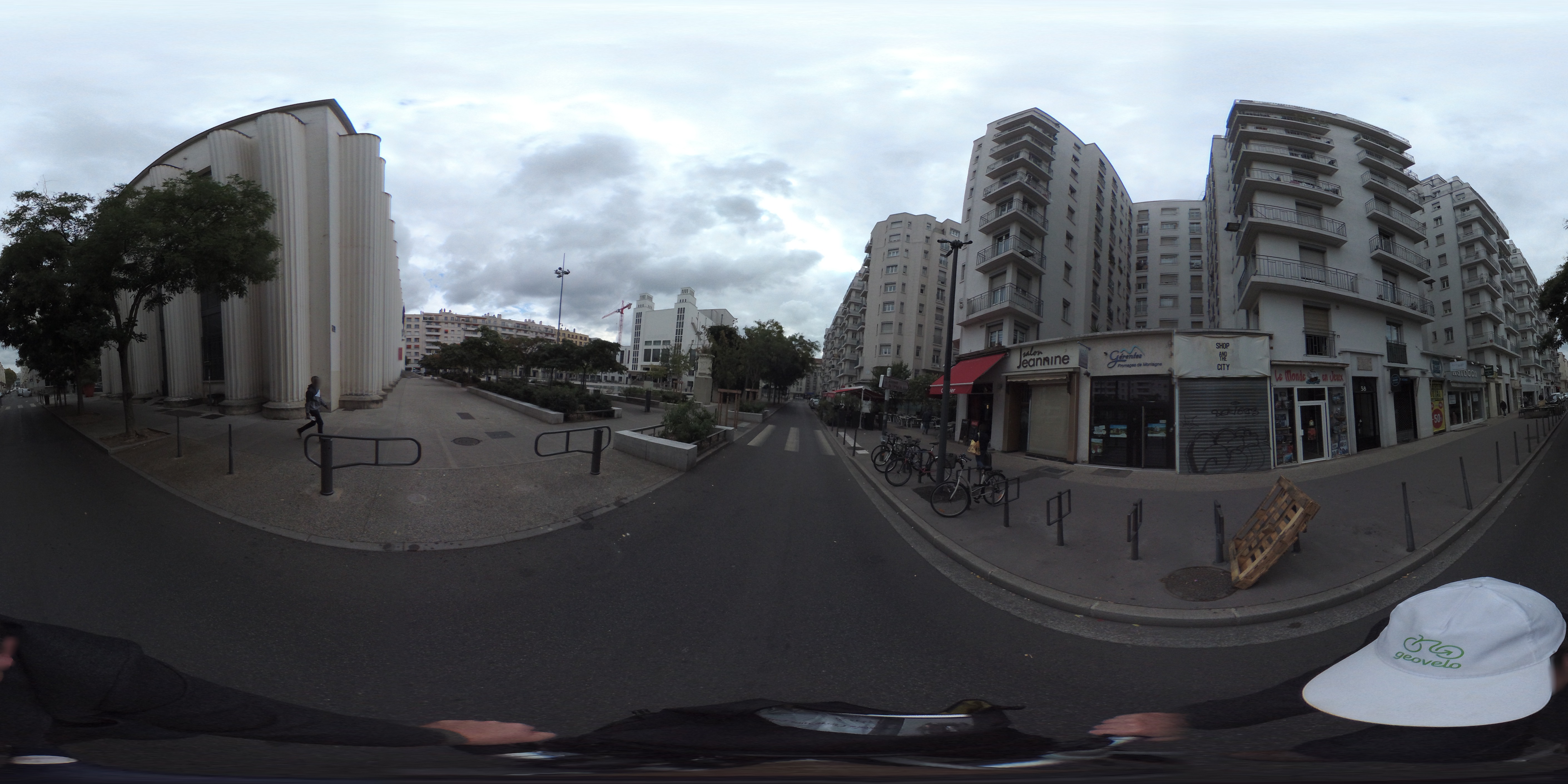 Street view of Villeurbanne