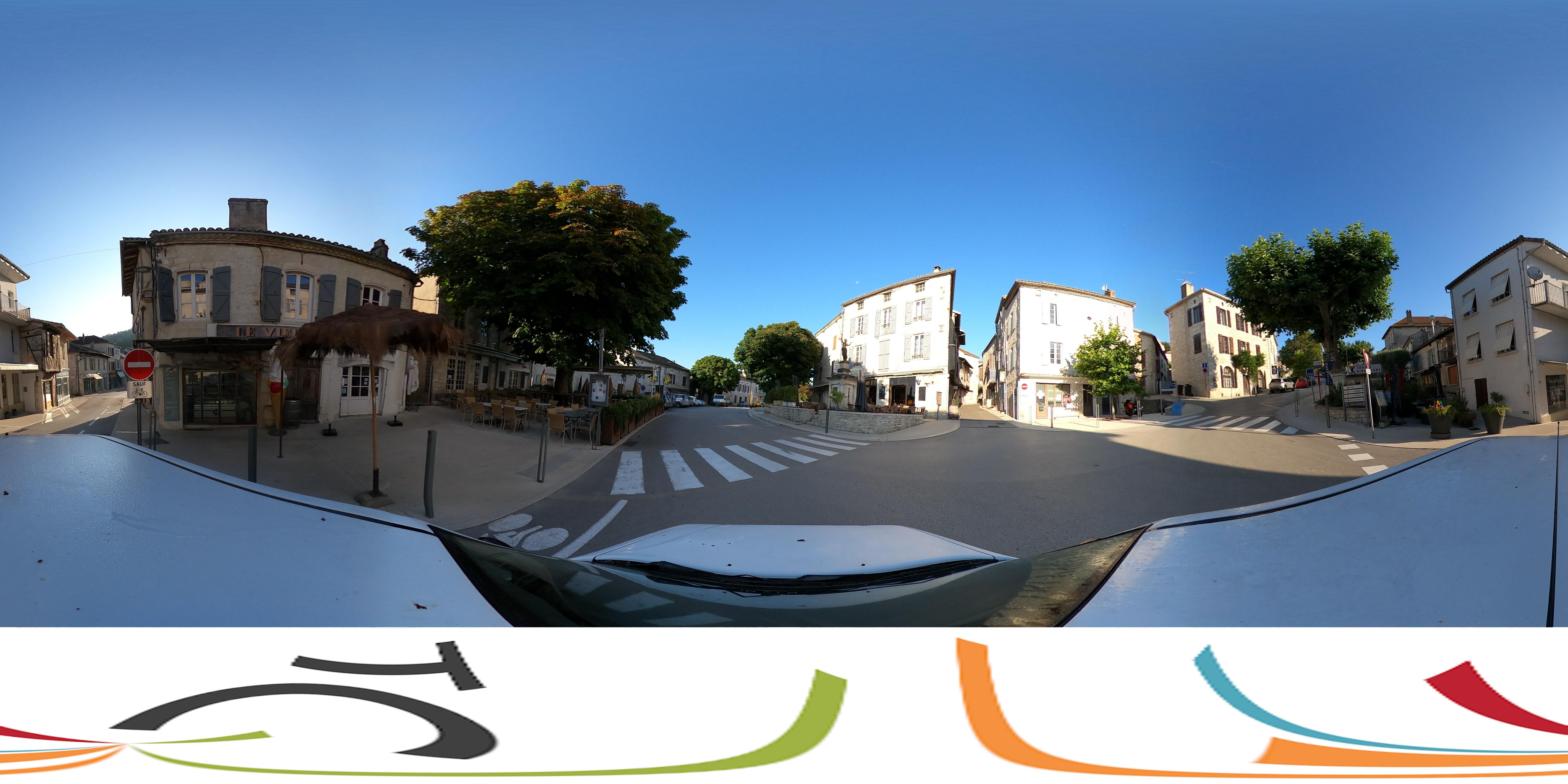 Street view of Montcuq
