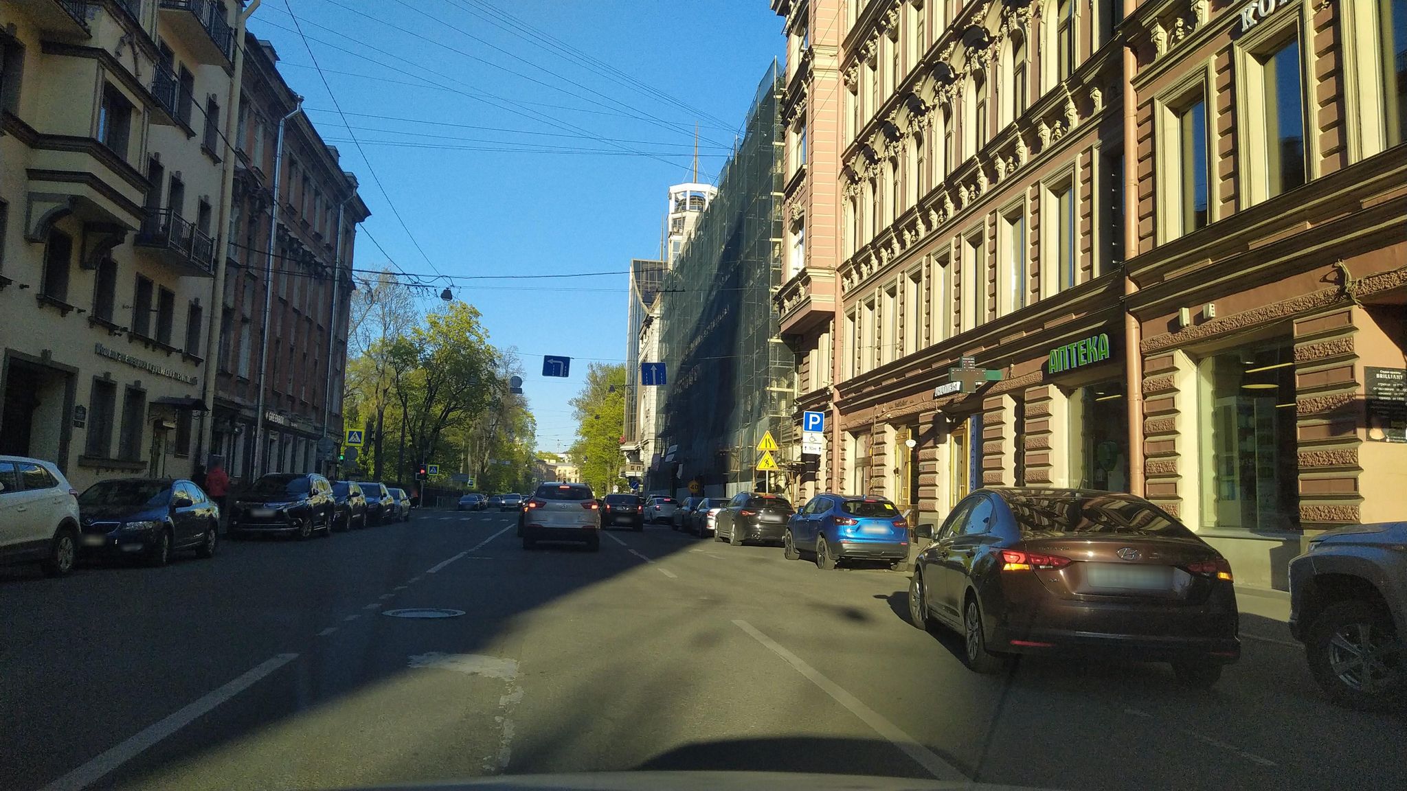 Street view of Petrogradka